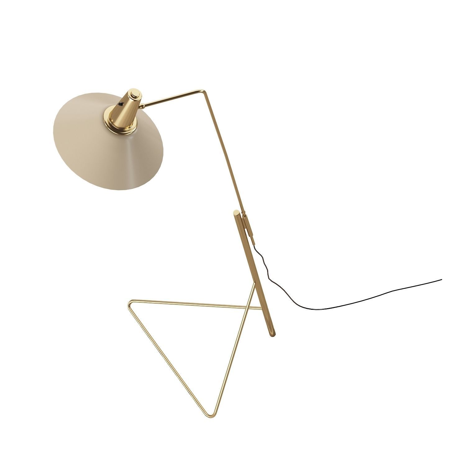 Gino Sarfatti Lamp 3D model_19