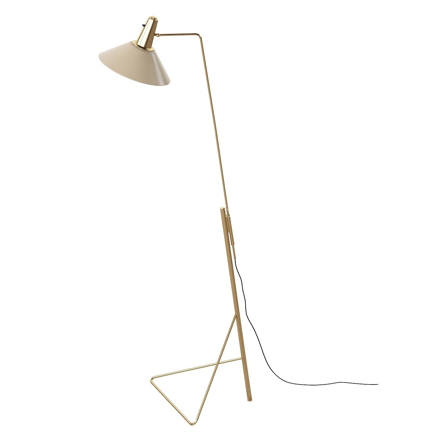 Gino Sarfatti Lamp 3D model_1