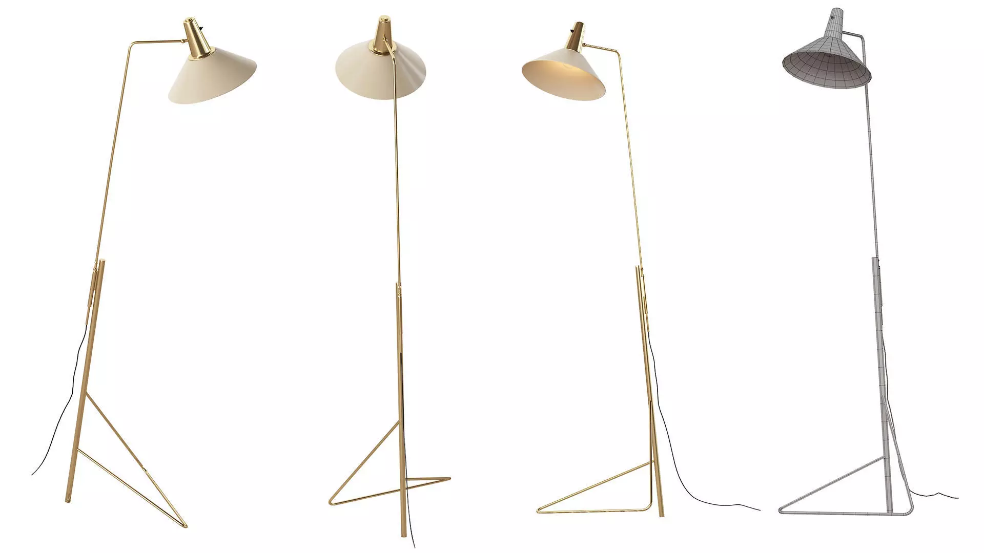 Gino Sarfatti Lamp 3D model_0