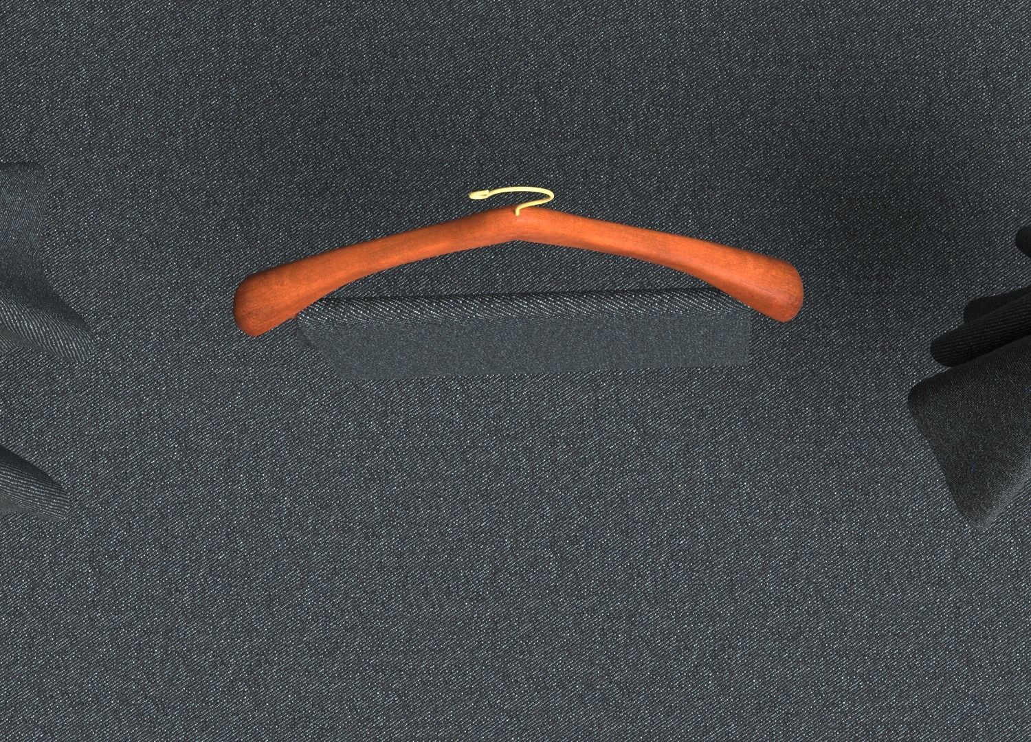 Denim Raw Fabric 3D model_3