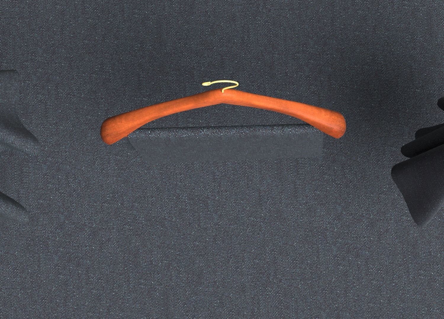 Denim Stretch Fabric 3D model_3