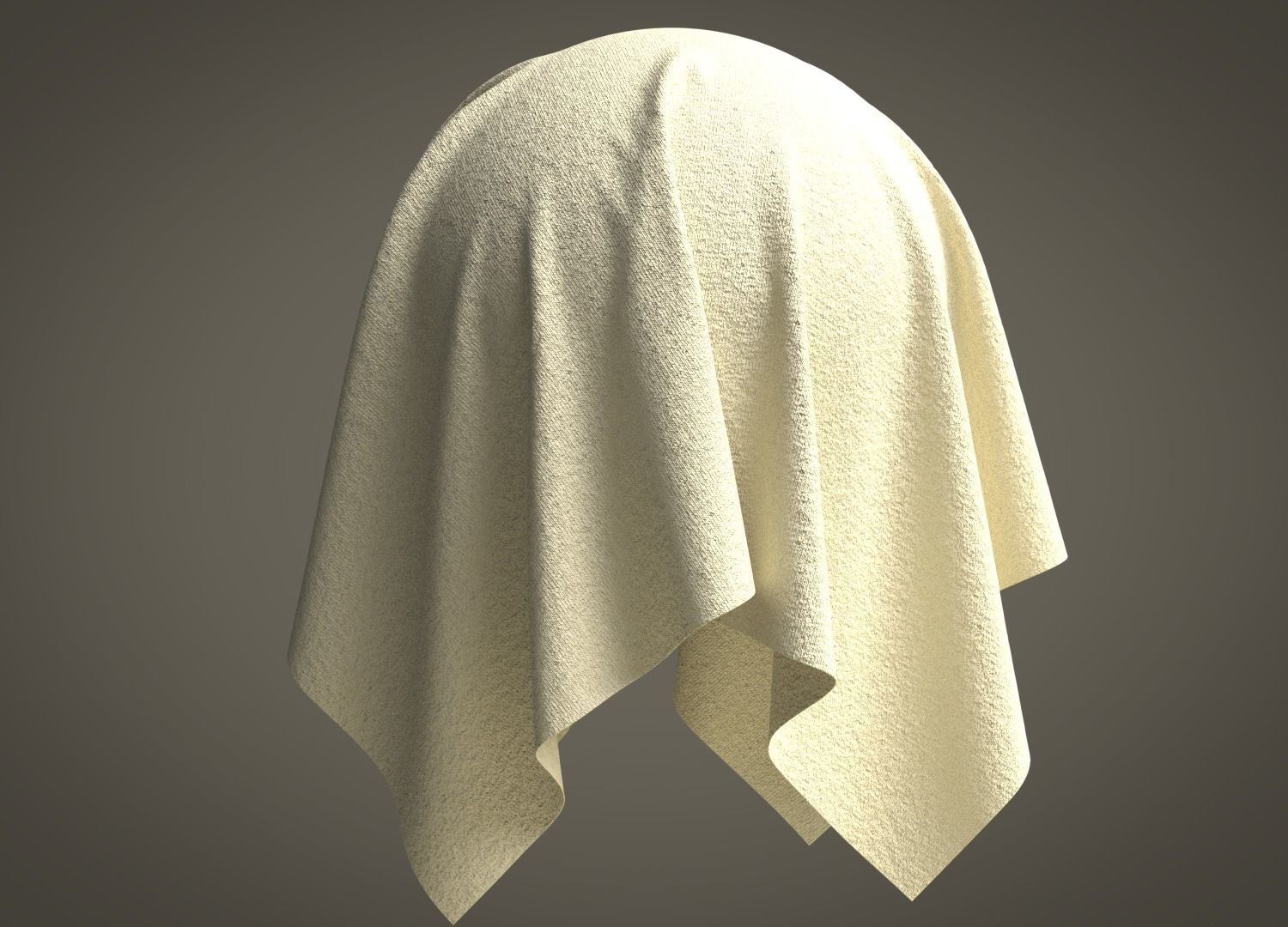 Knit Cotton Jersey Fabric 3D model_1