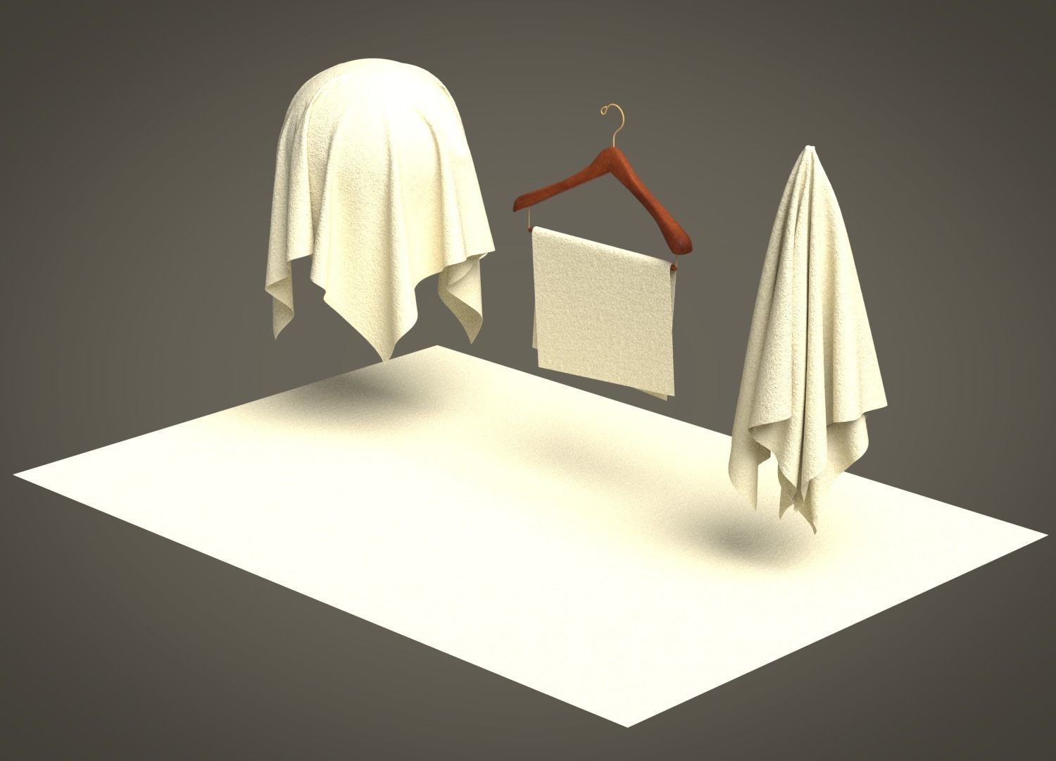 Knit Cotton Jersey Fabric 3D model_5