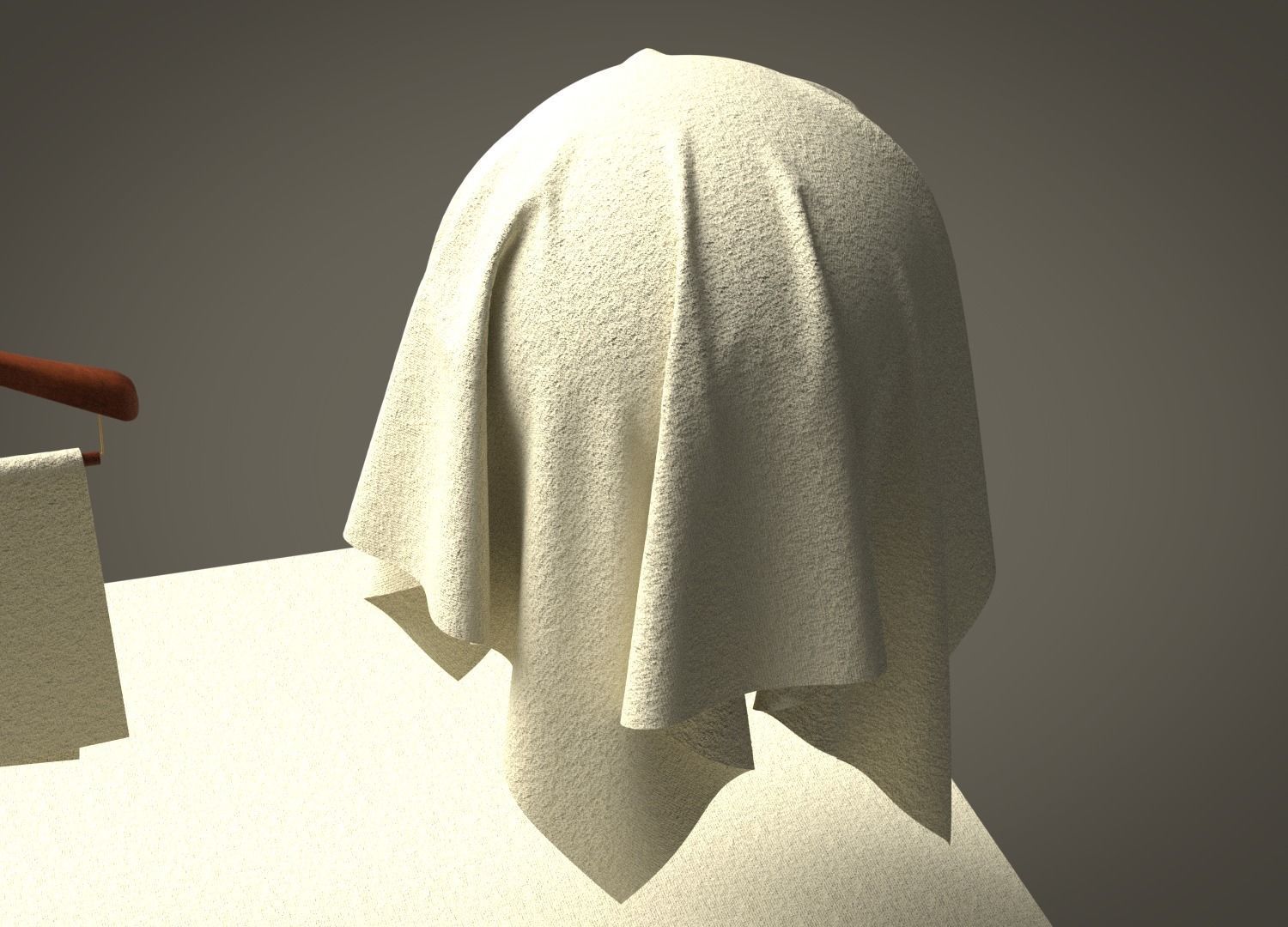 Knit Cotton Jersey Fabric 3D model_4