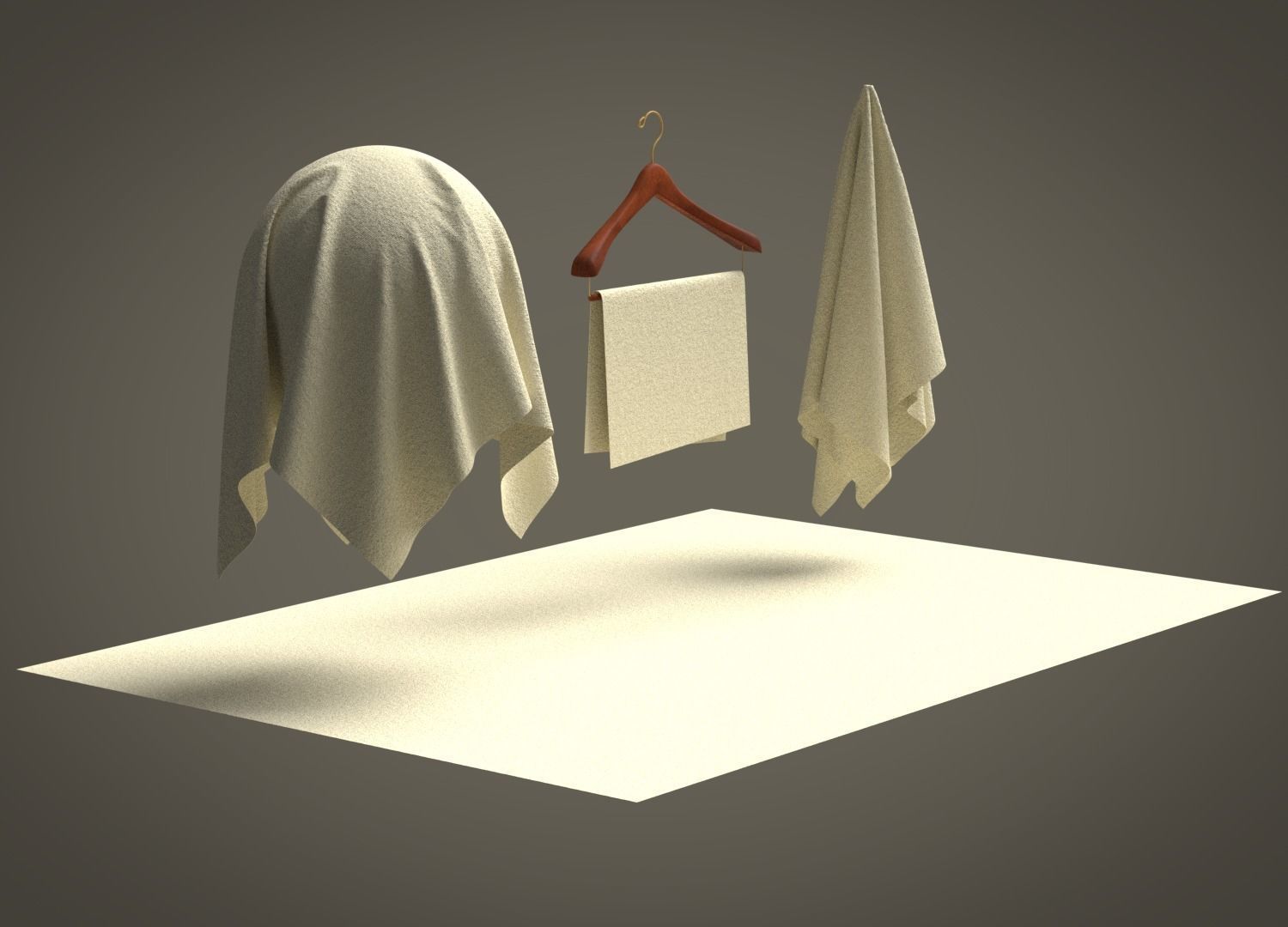 Knit Cotton Jersey Fabric 3D model_6