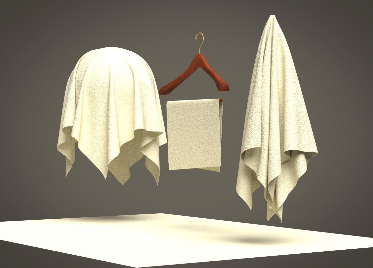 Knit Cotton Jersey Fabric 3D model_7