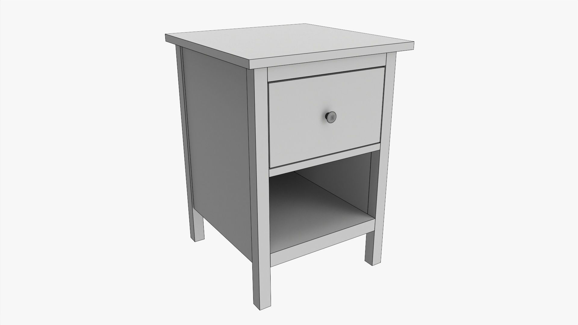 Bedside table 02 3D model_5