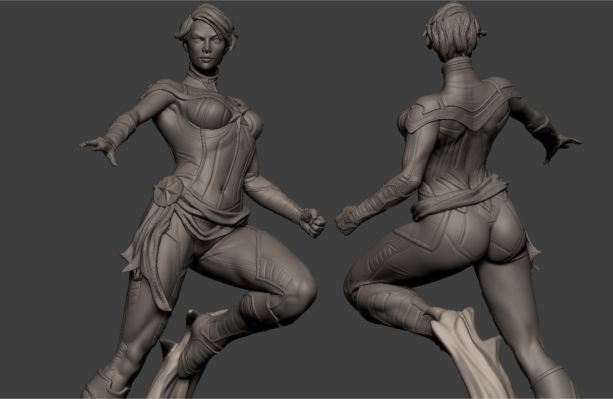 Captain Marvel Limited Edition 3D print model_4