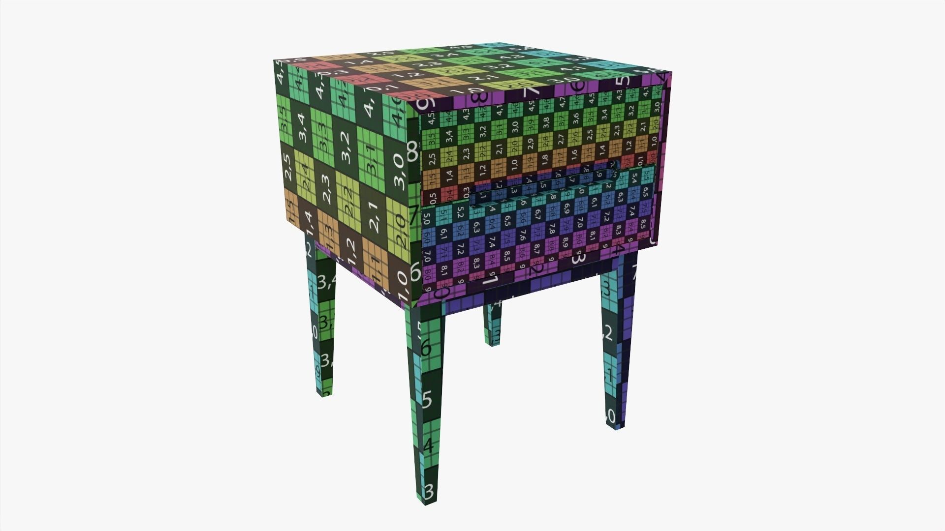 Bedside table 04 3D model_6