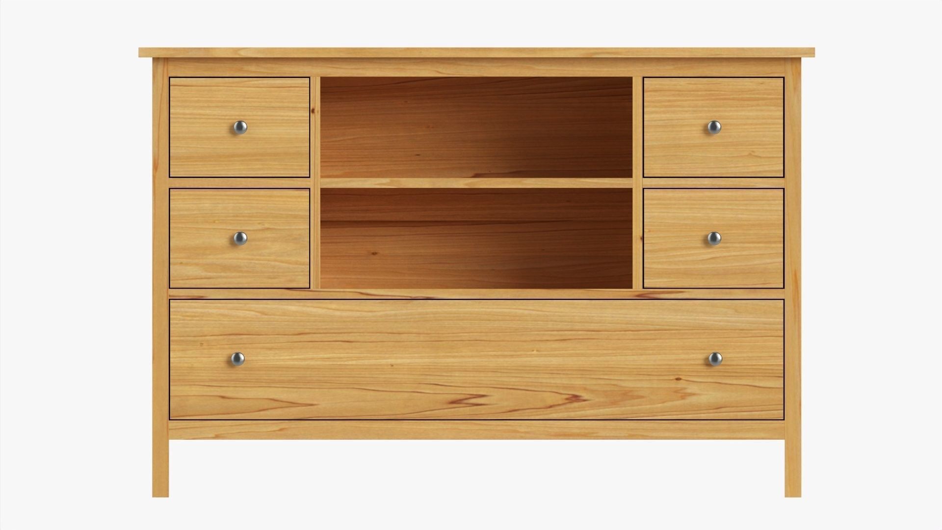 Chest of drawers 03 3D model_4