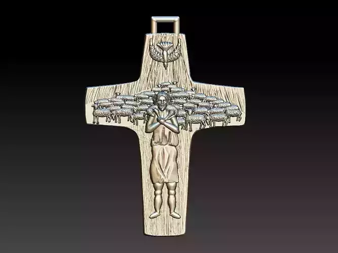 Pope Cross Cruz do Papa 3D print model
