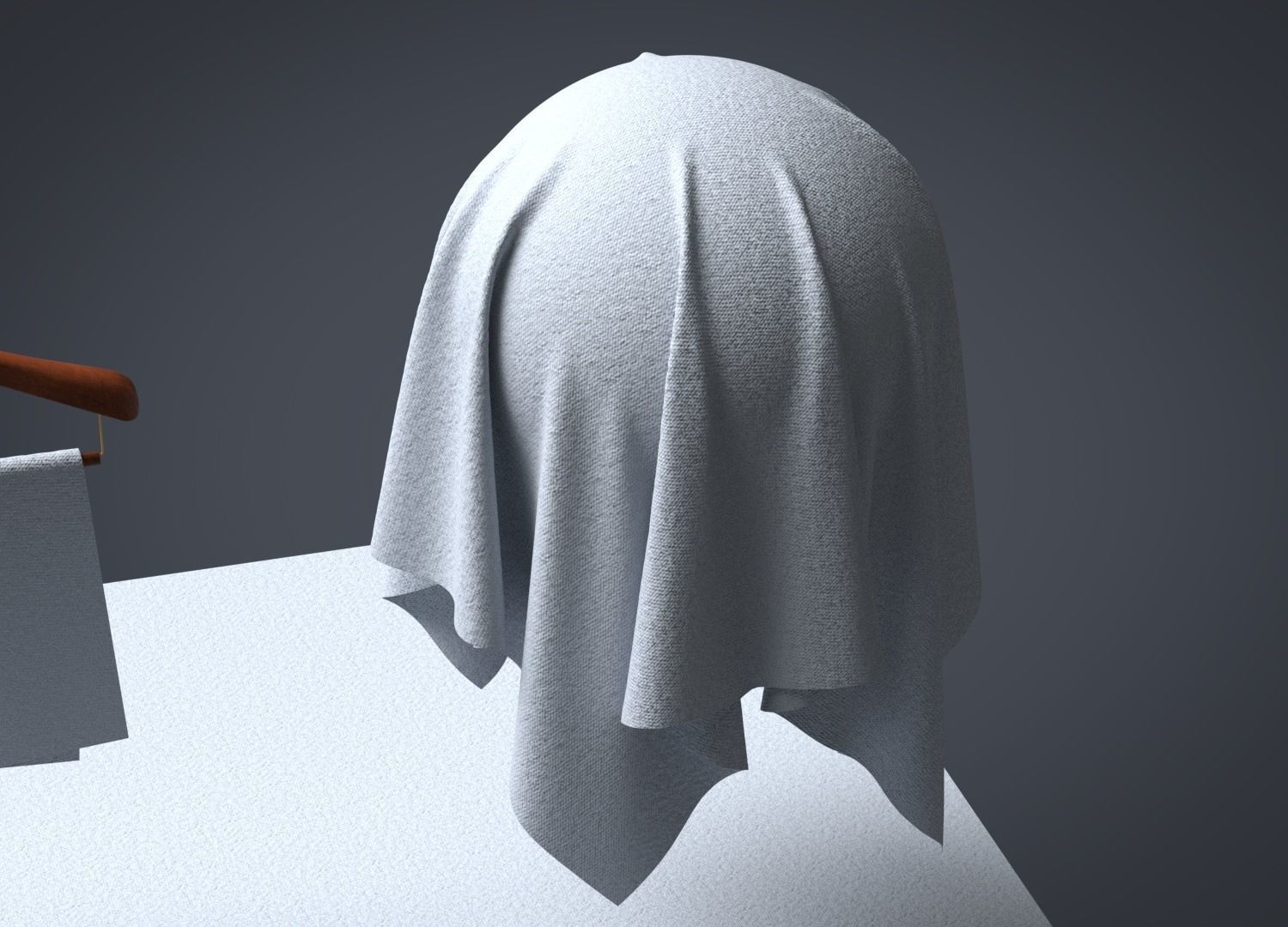 Knit Cotton Rayon Jersey Fabric 3D model_4