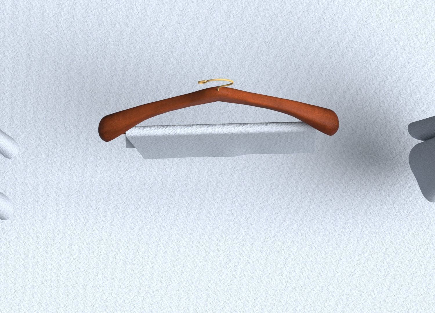 Knit Cotton Rayon Jersey Fabric 3D model_3