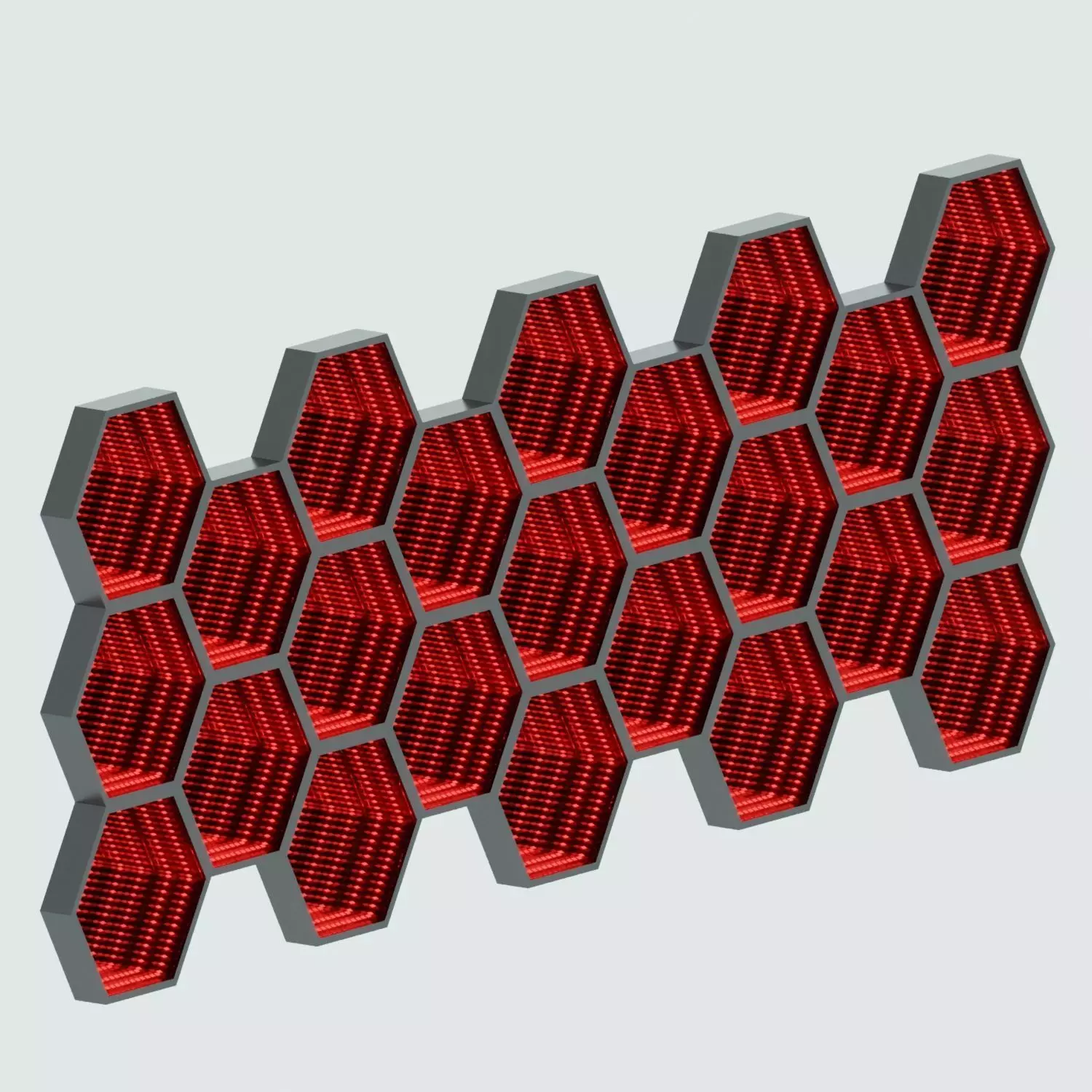 Hexagon Infinity Mirror Low-poly 3D model_0