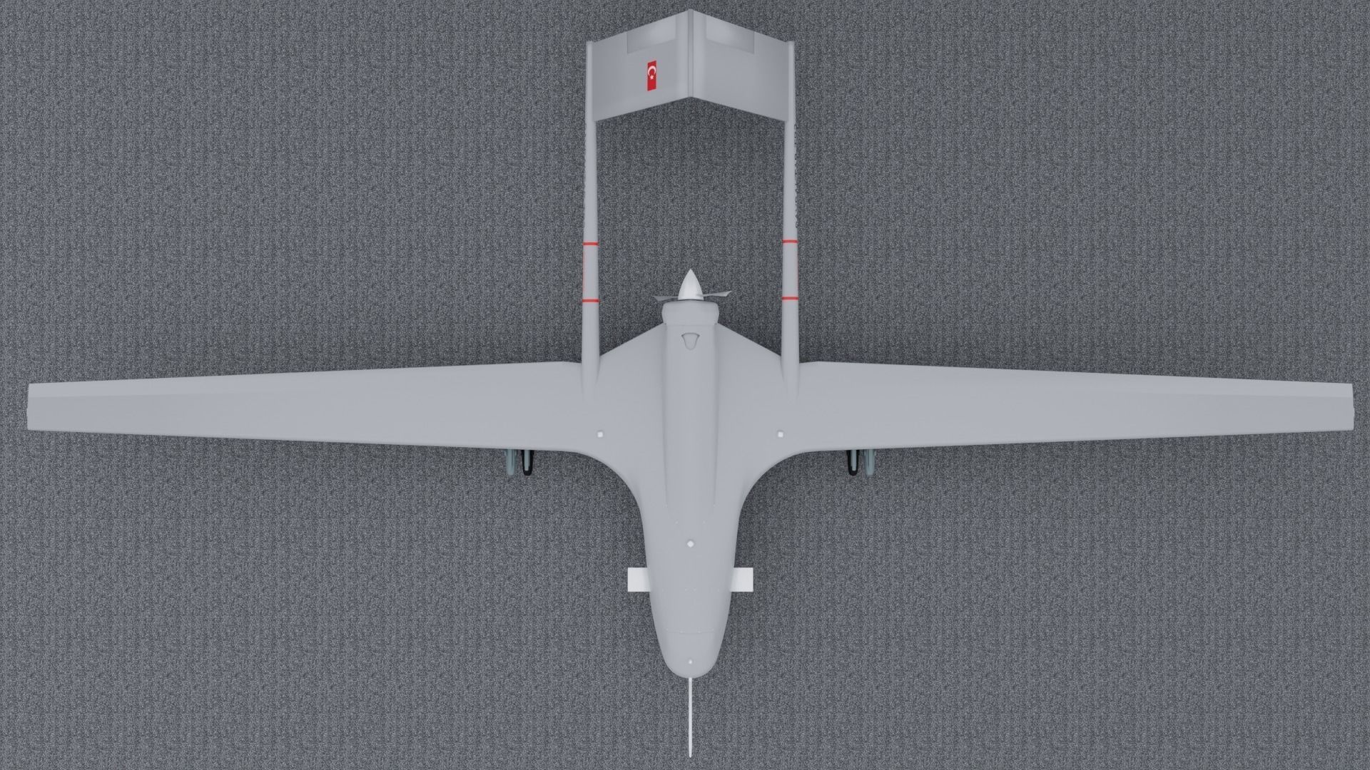Bayraktar TB2 High detailed 3D model_10