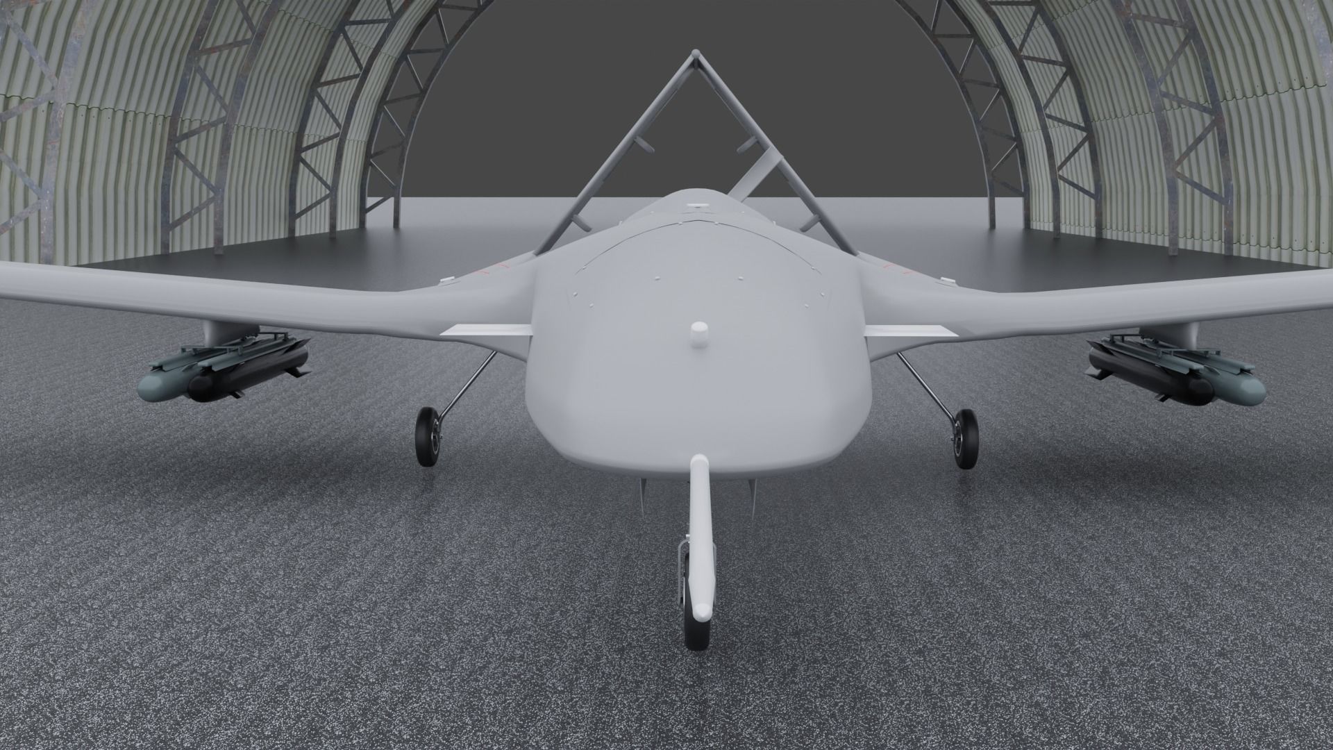 Bayraktar TB2 High detailed 3D model_5