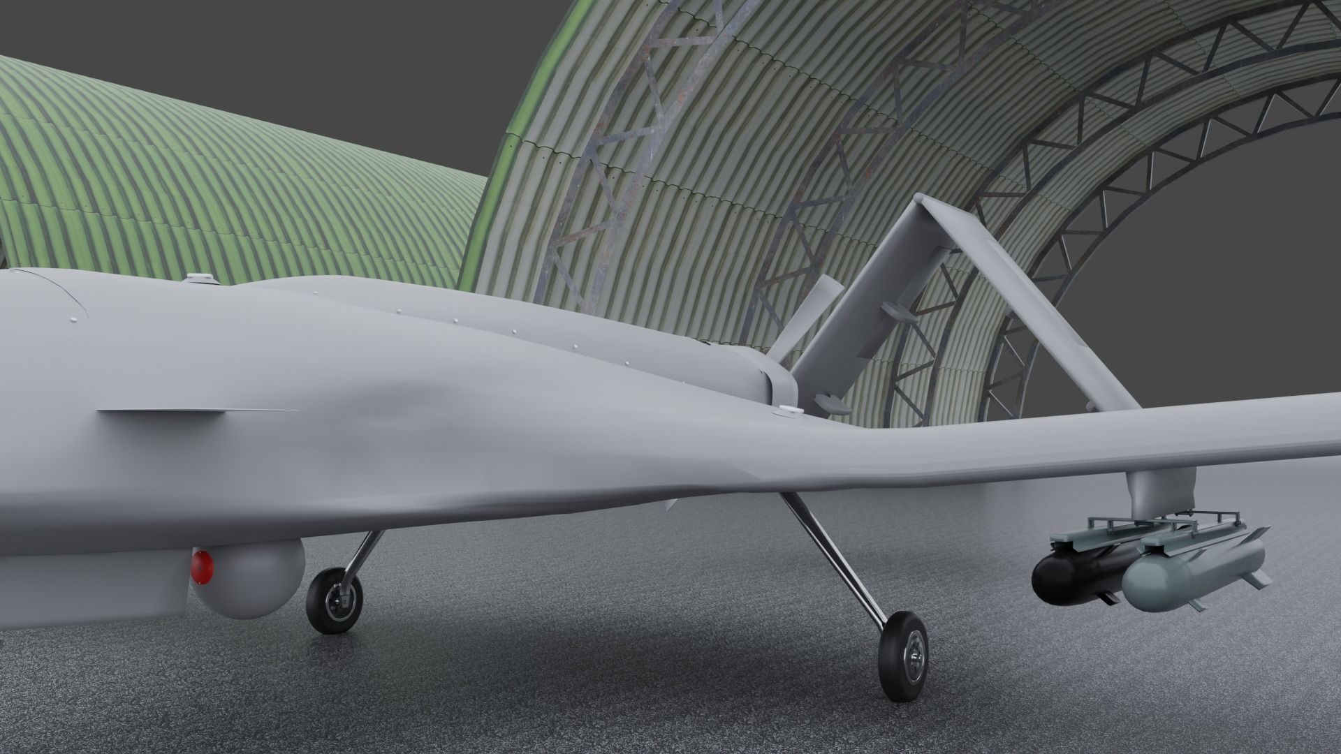 Bayraktar TB2 High detailed 3D model_11