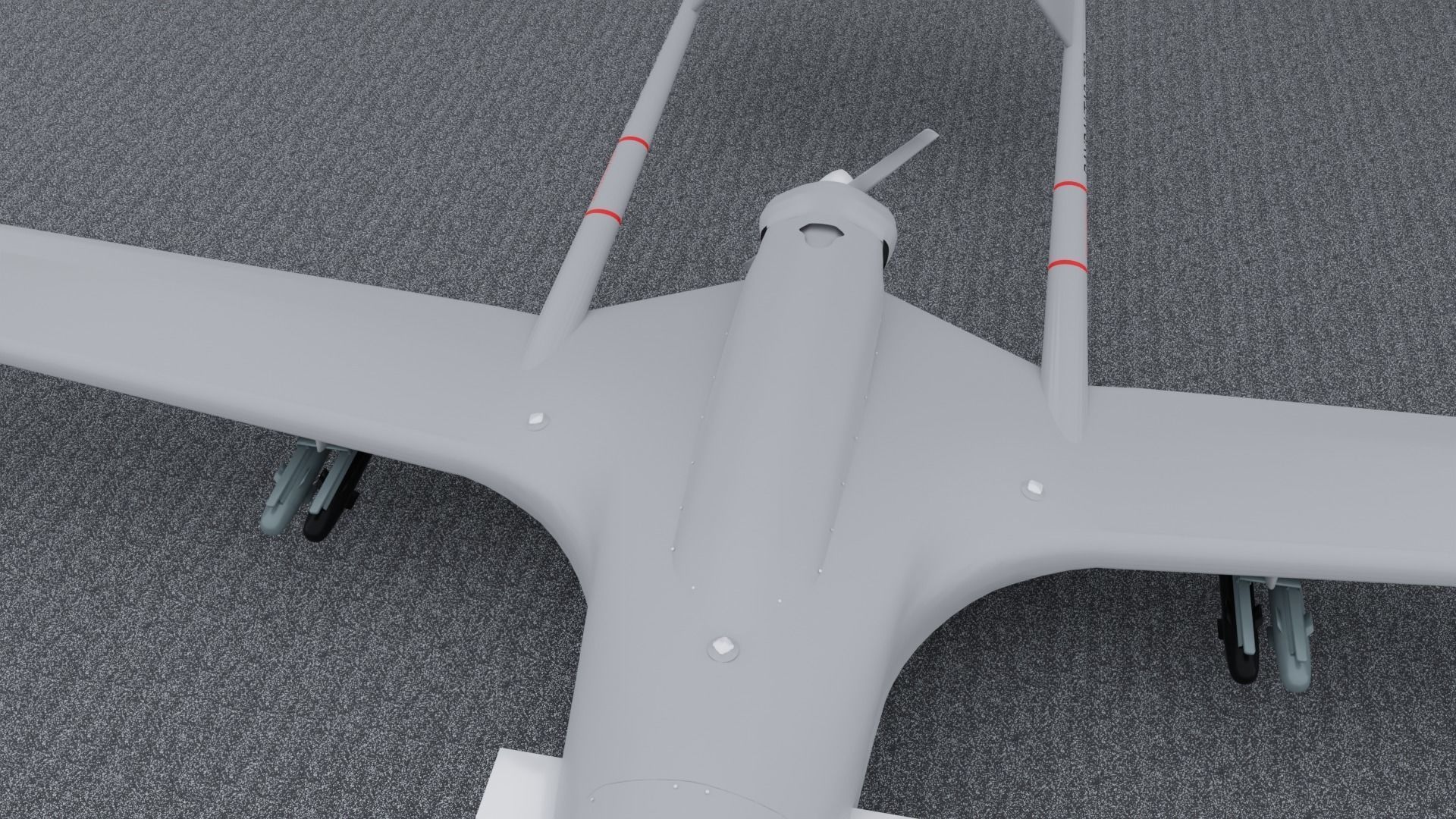 Bayraktar TB2 High detailed 3D model_4