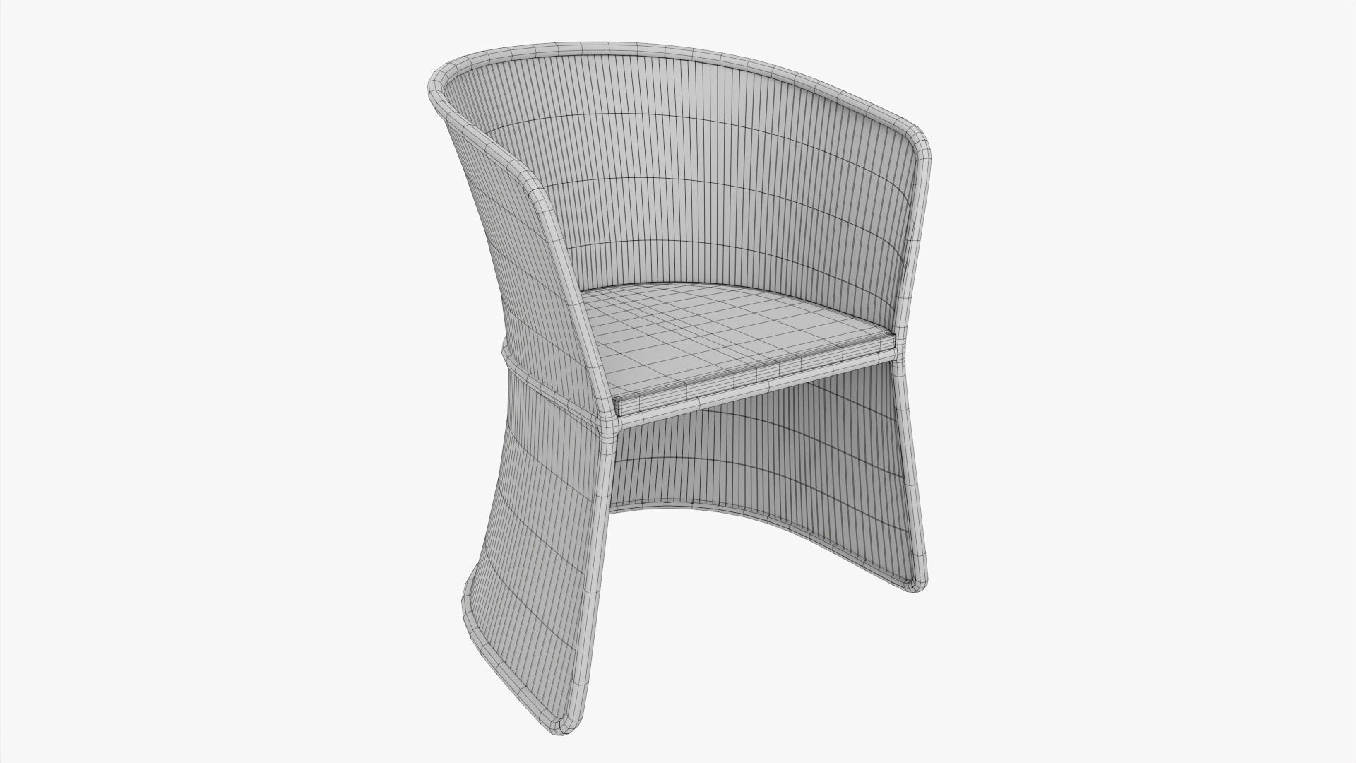 Outdoor chair 01 3D model CGTrader