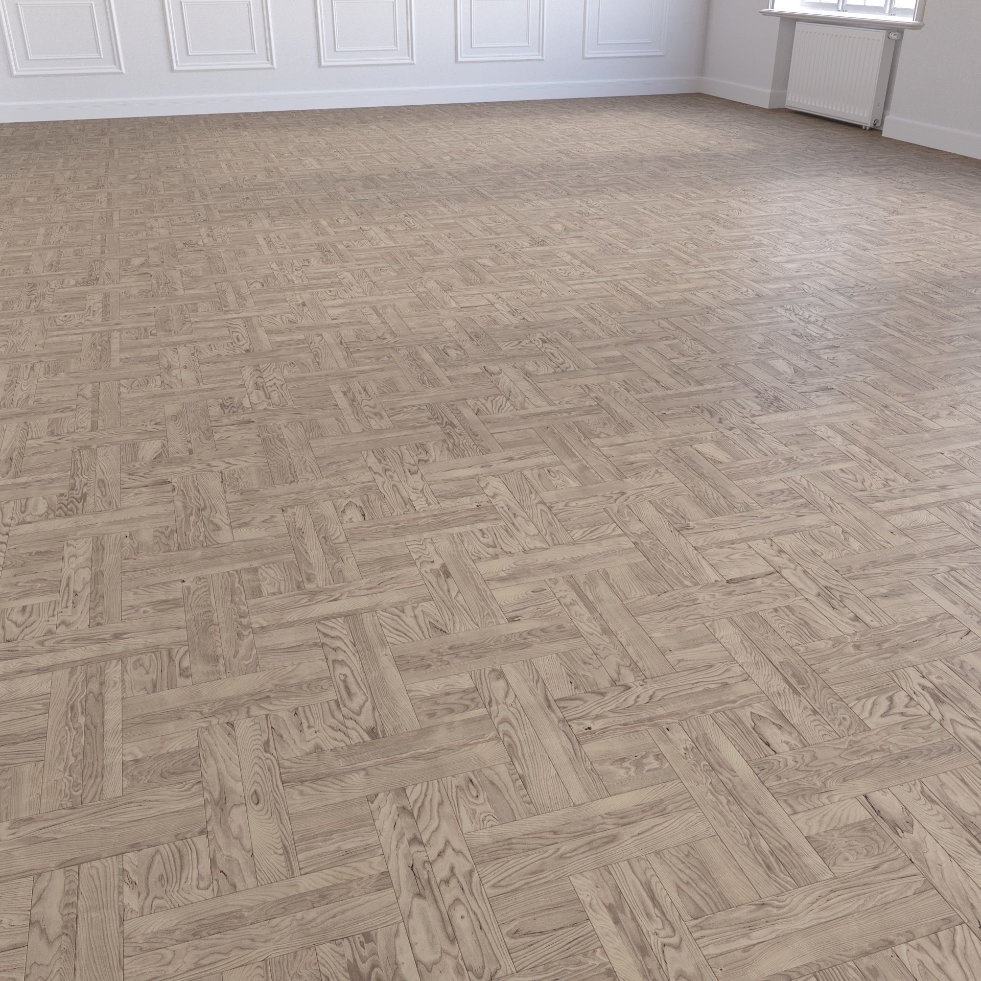 Parquet - Laminate - Wooden floor 3 in 1 Low-poly 3D model_21