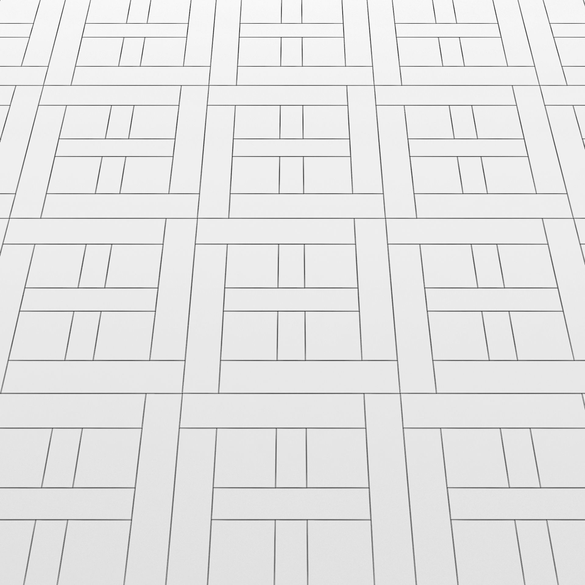 Parquet - Laminate - Wooden floor 3 in 1 Low-poly 3D model_16