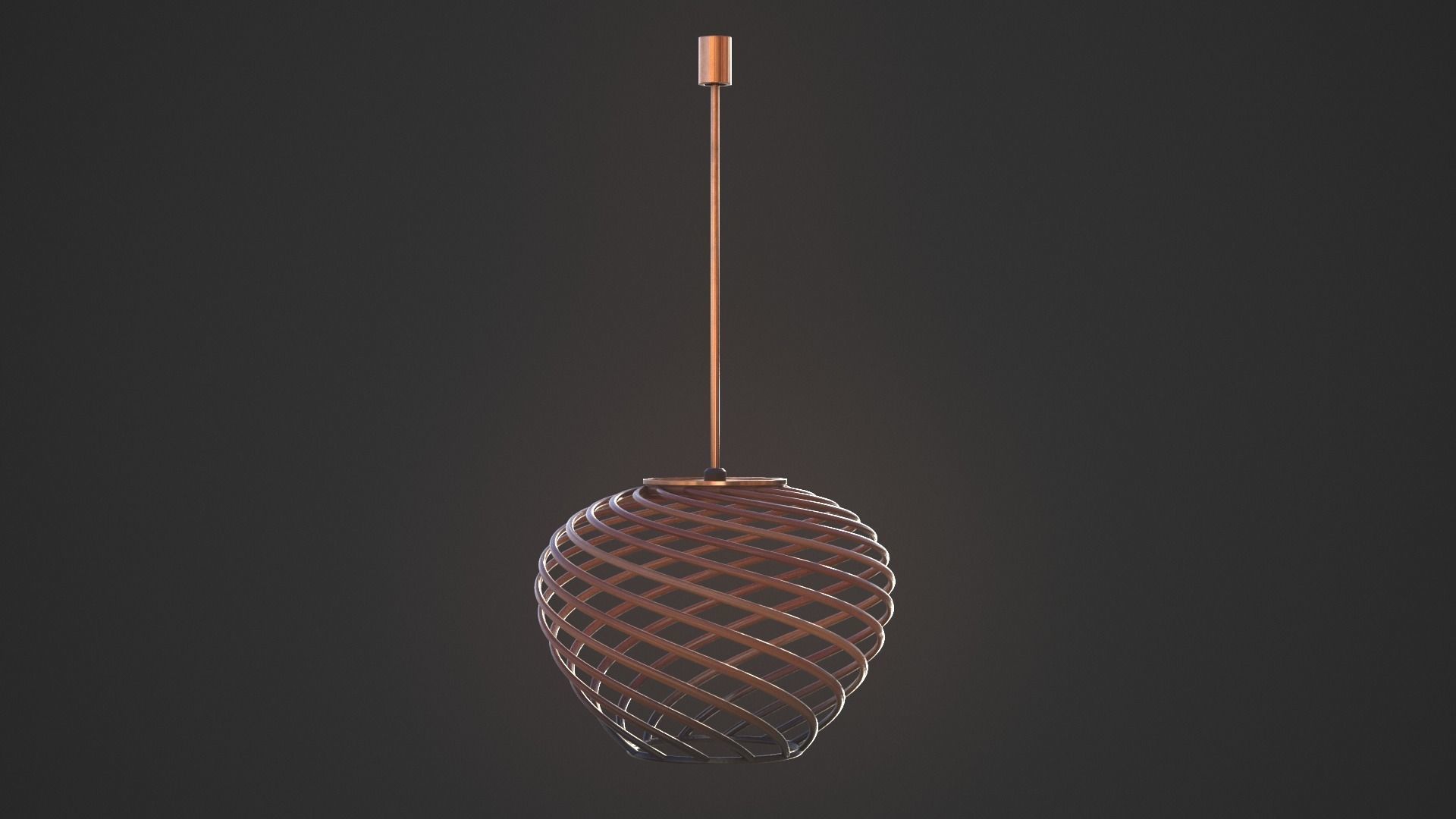 Wooden Light 1 3D model_6