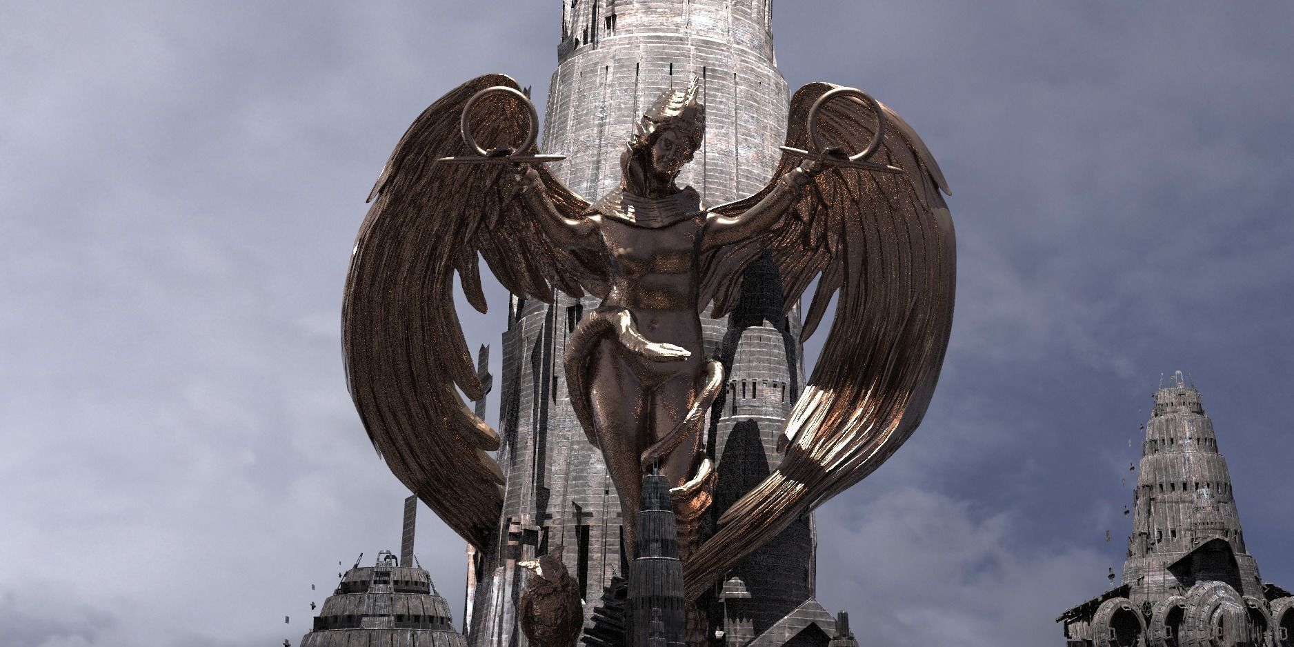 Lilith Towers 3D model_1