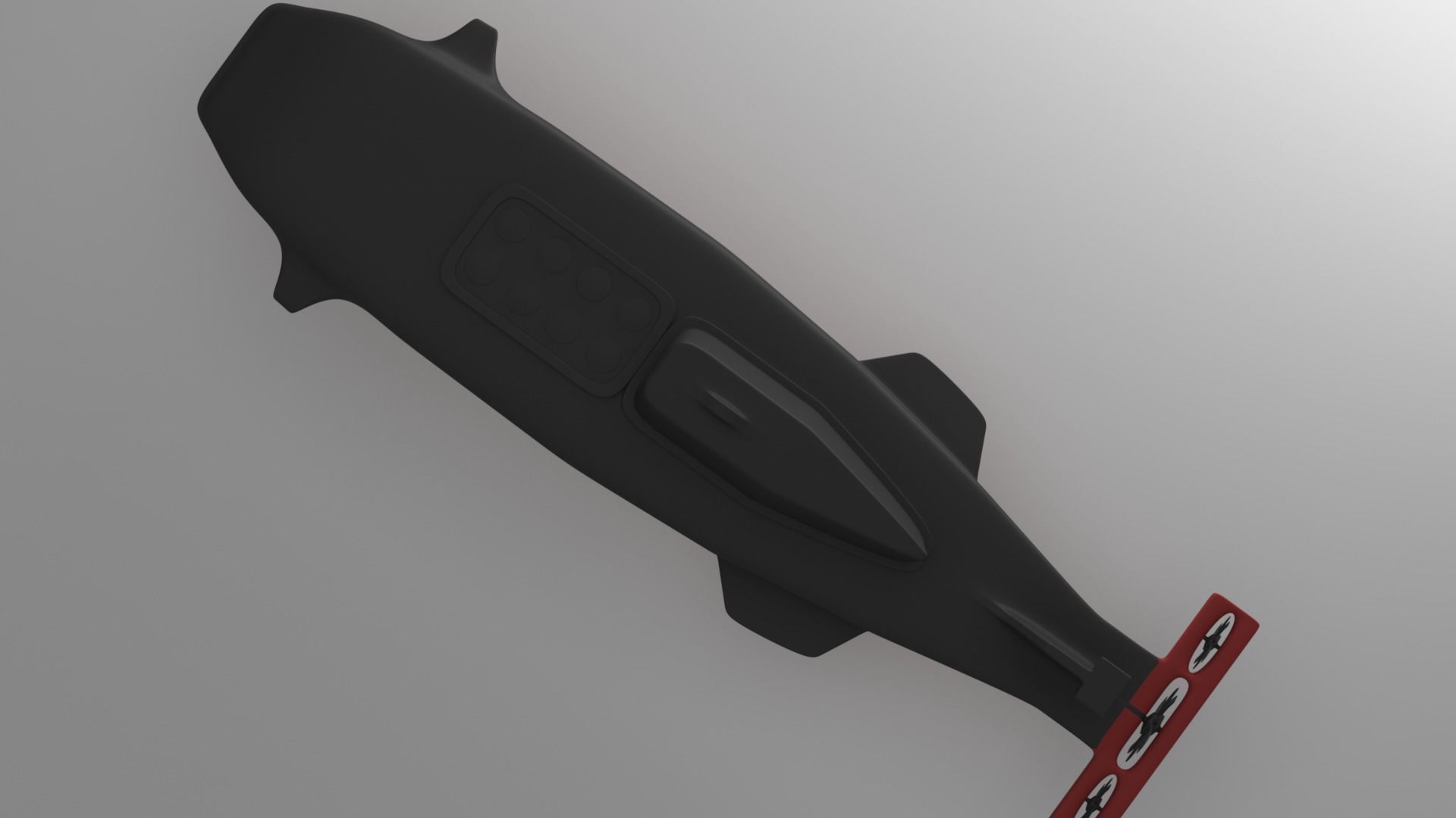 Submarine 3D Model with propellers 3D model_2