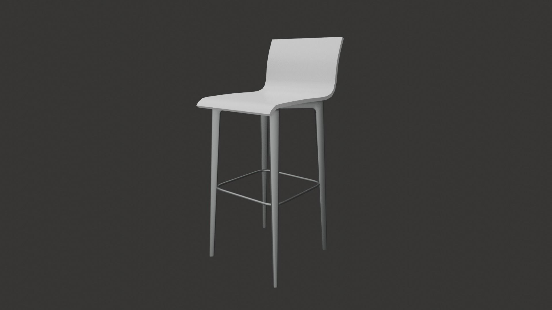MODERN OFFICE FURNITURE 3D MODEL LOW-POLY AND PBR Low-poly 3D model_46
