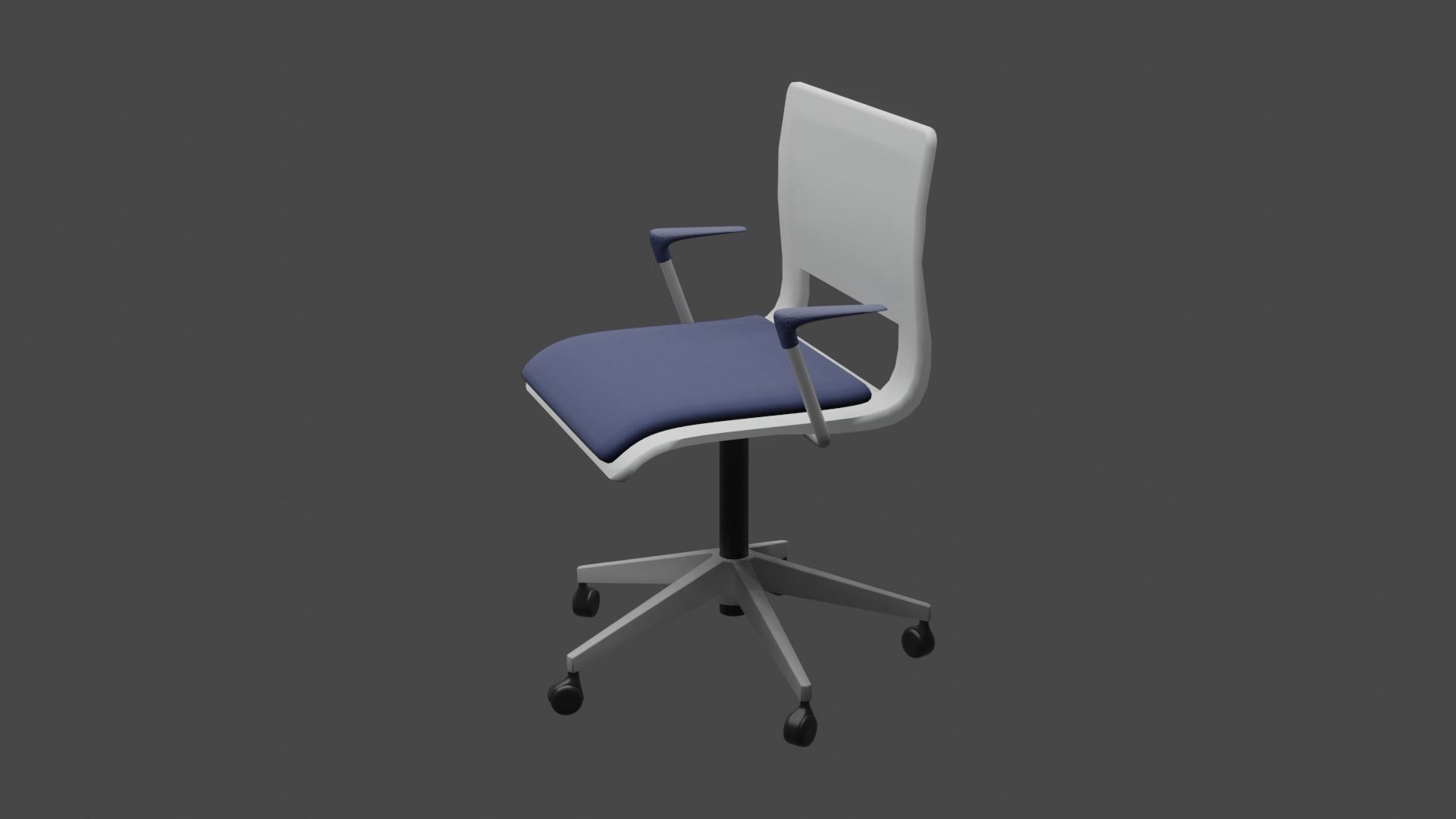 MODERN OFFICE FURNITURE 3D MODEL LOW-POLY AND PBR Low-poly 3D model_23