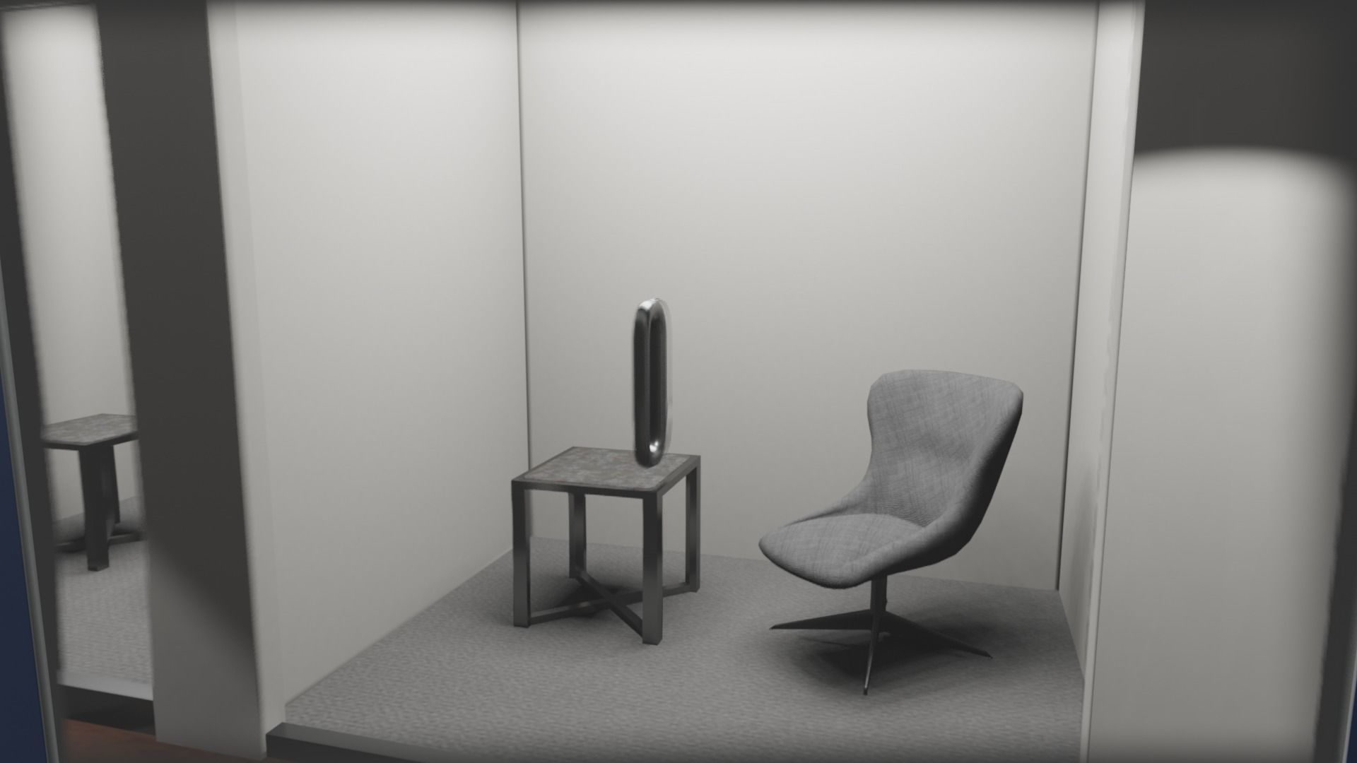 MODERN OFFICE FURNITURE 3D MODEL LOW-POLY AND PBR Low-poly 3D model_10