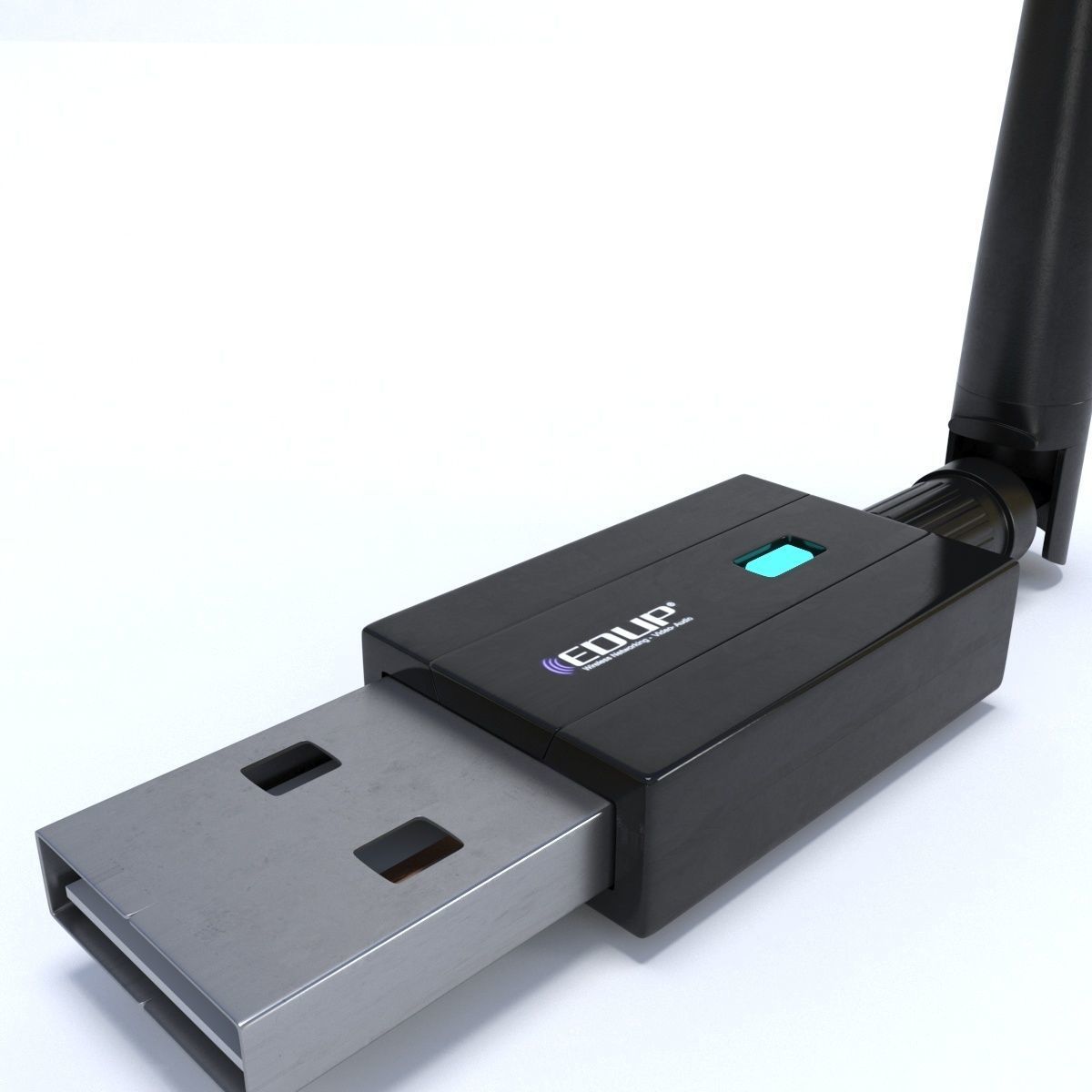 wireless usb wifi adapter dual device 3D 3D model_4