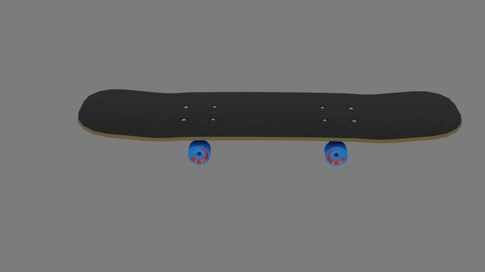 Skate Board - Low Poly - Game Ready - PBR Low-poly 3D model_3