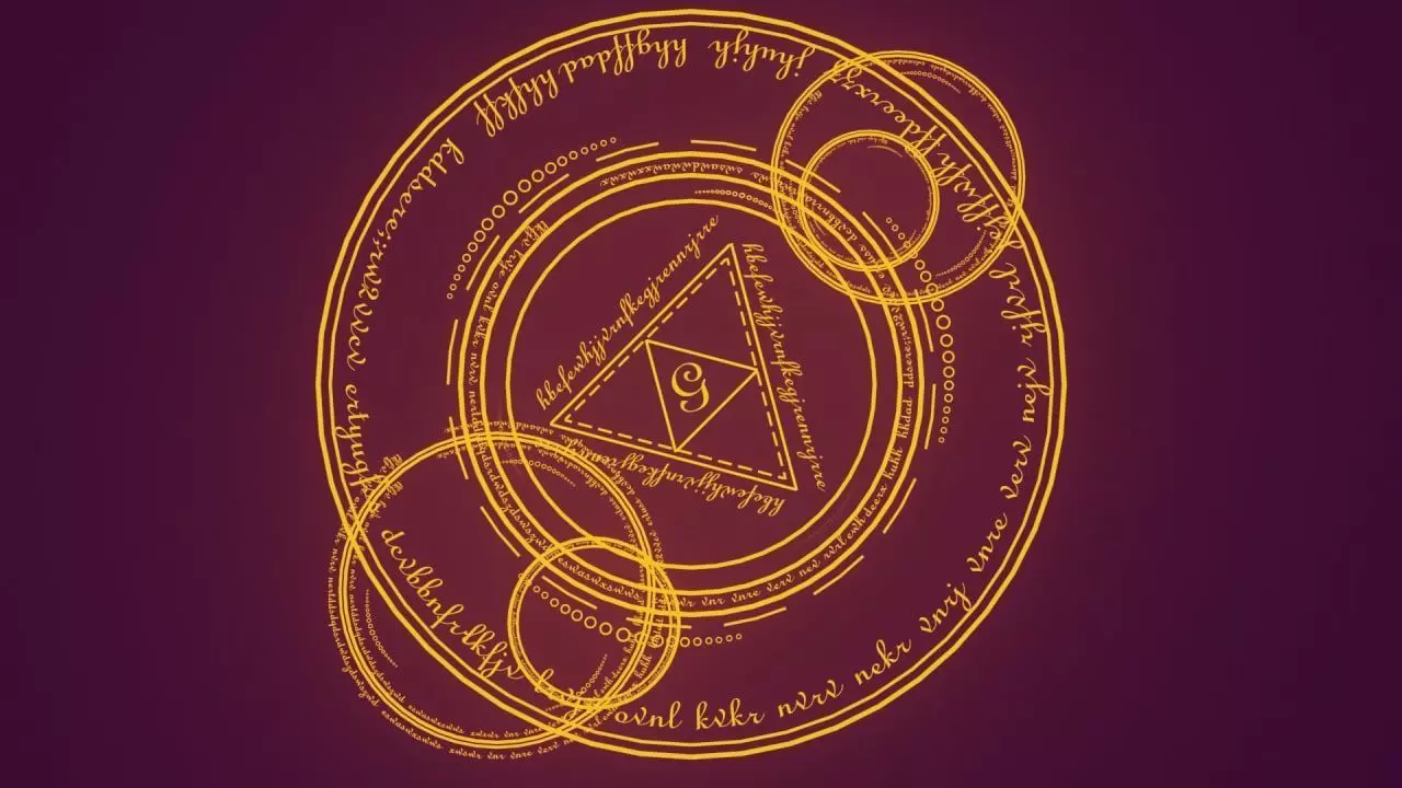 mystical circle Free low-poly 3D model