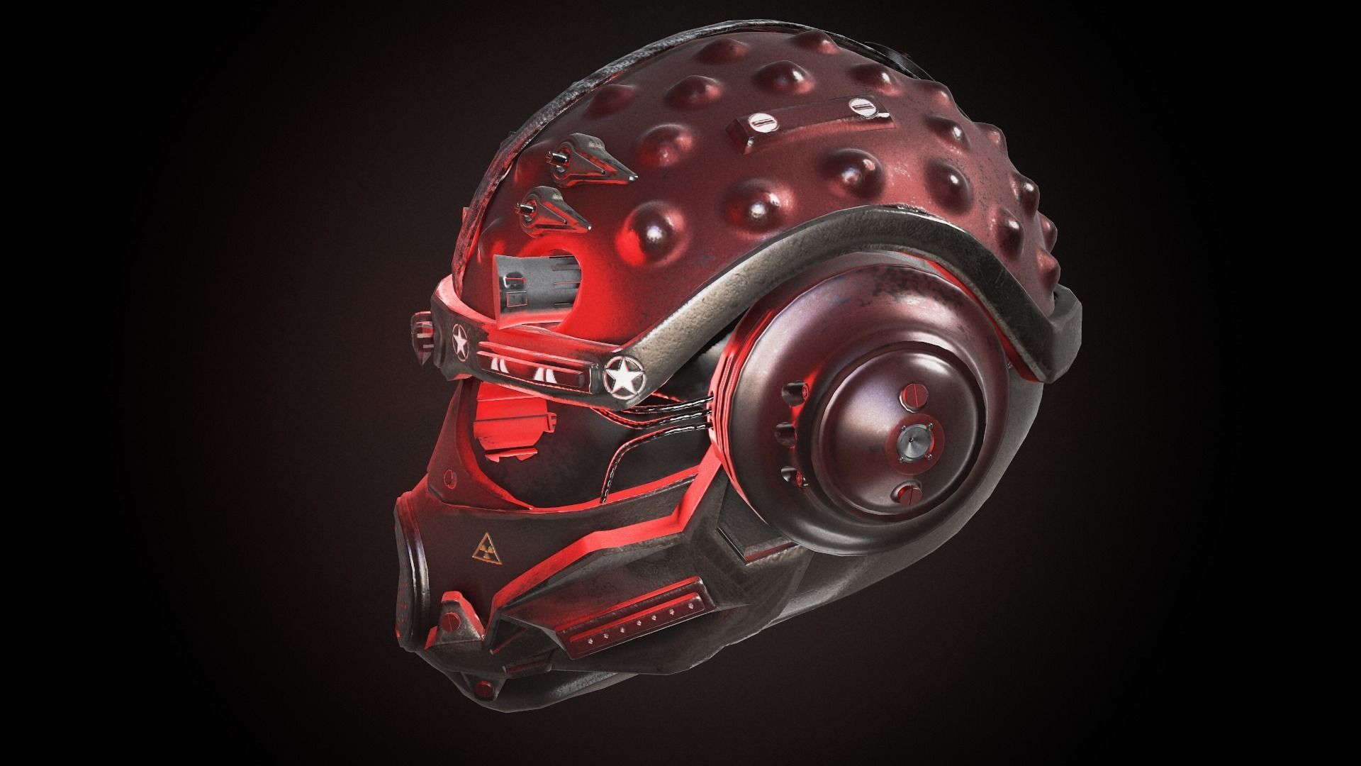 CYBERHEAD space helmet in fortnite Low-poly 3D model_15