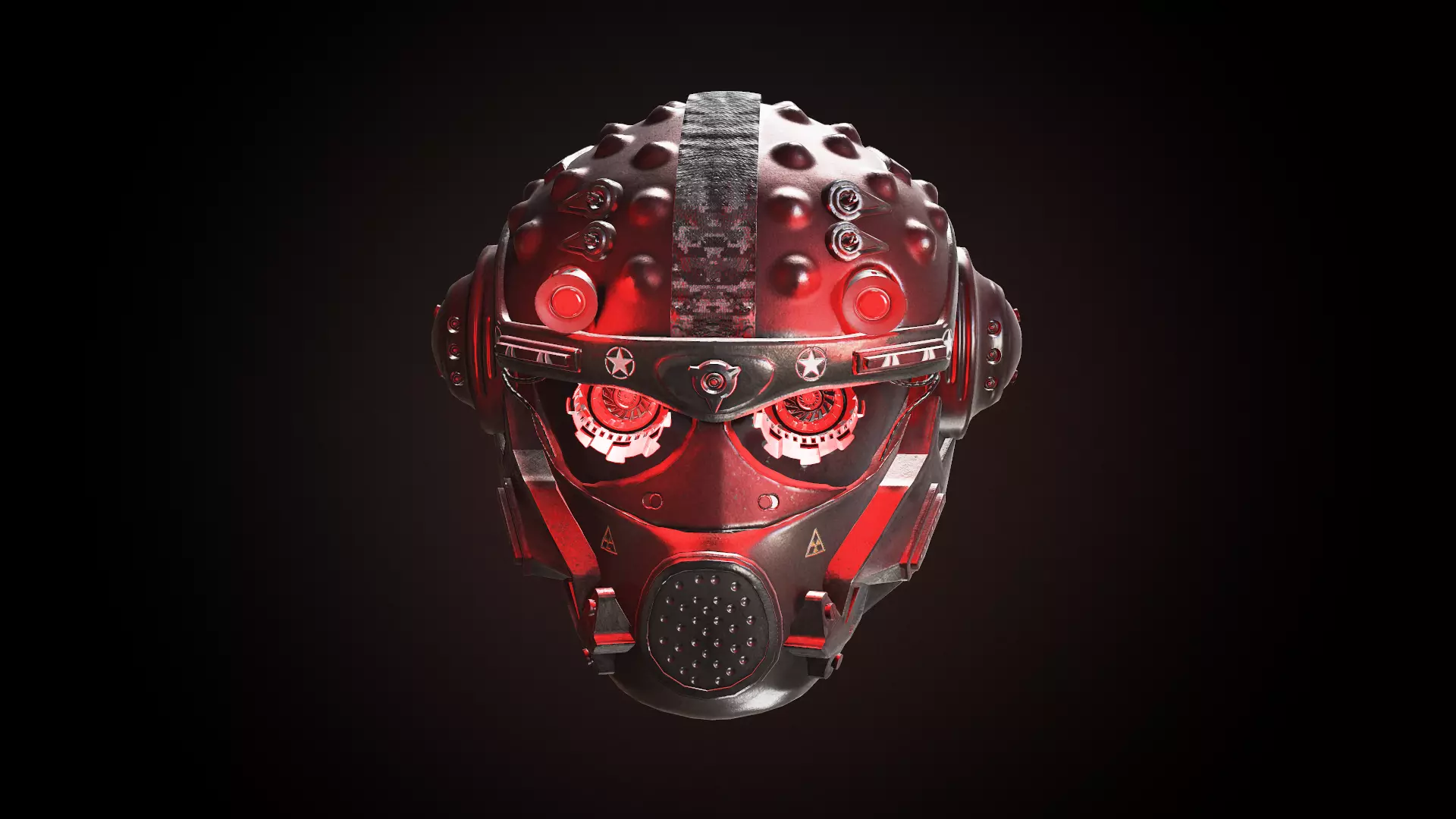 CYBERHEAD space helmet in fortnite Low-poly 3D model_0