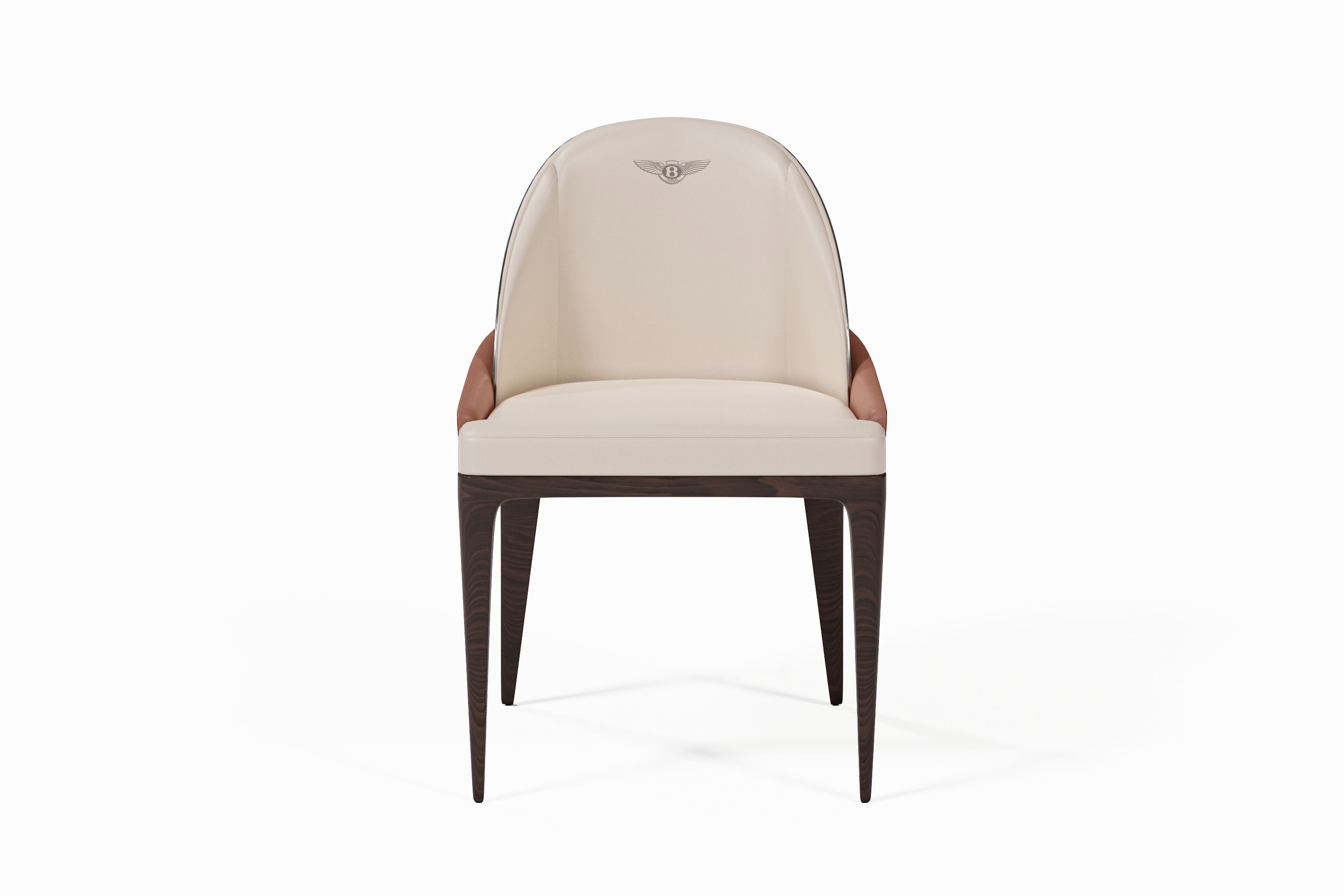 Bentley chair Low-poly 3D model_3