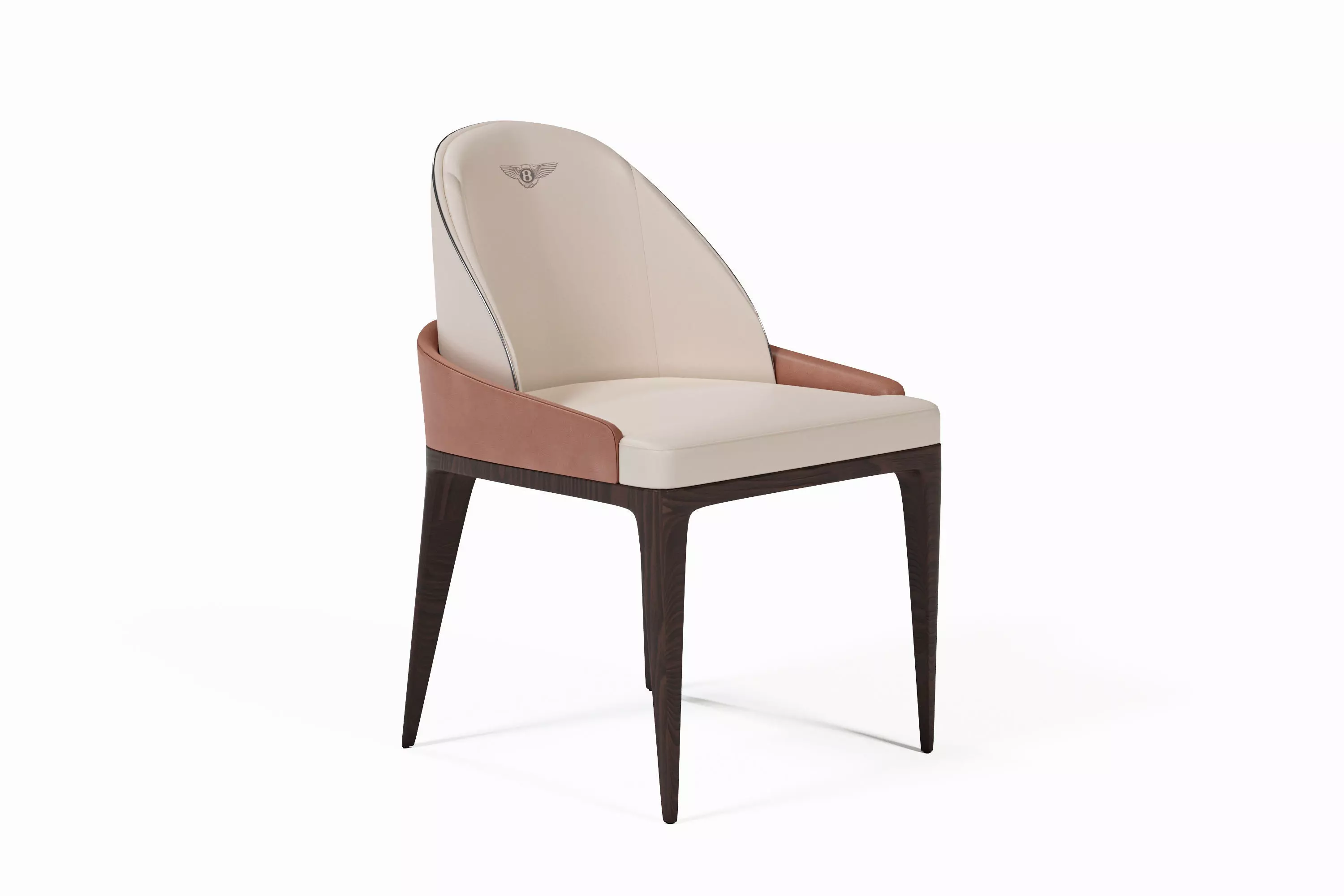 Bentley chair Low-poly 3D model_0