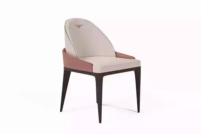 Bentley chair Low-poly 3D model