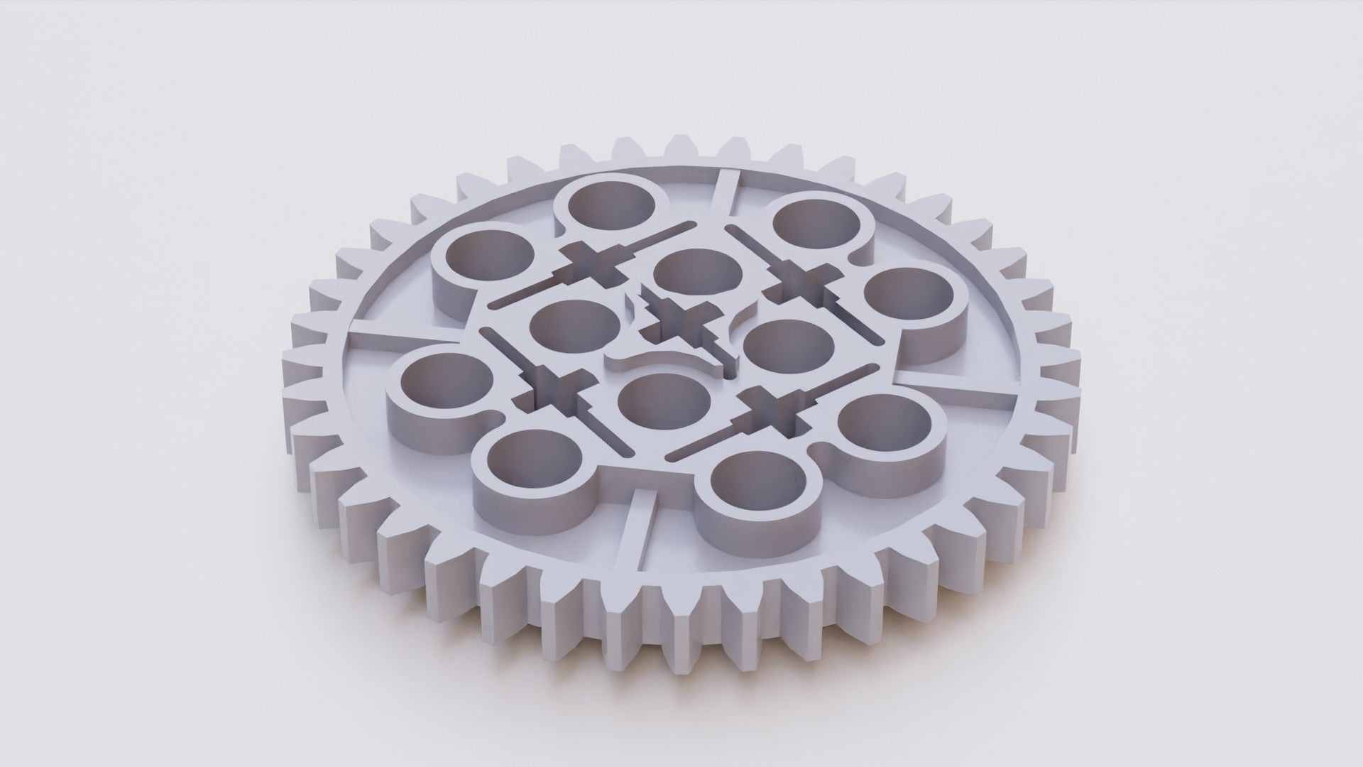 Lego gear collecion 3D print model_10