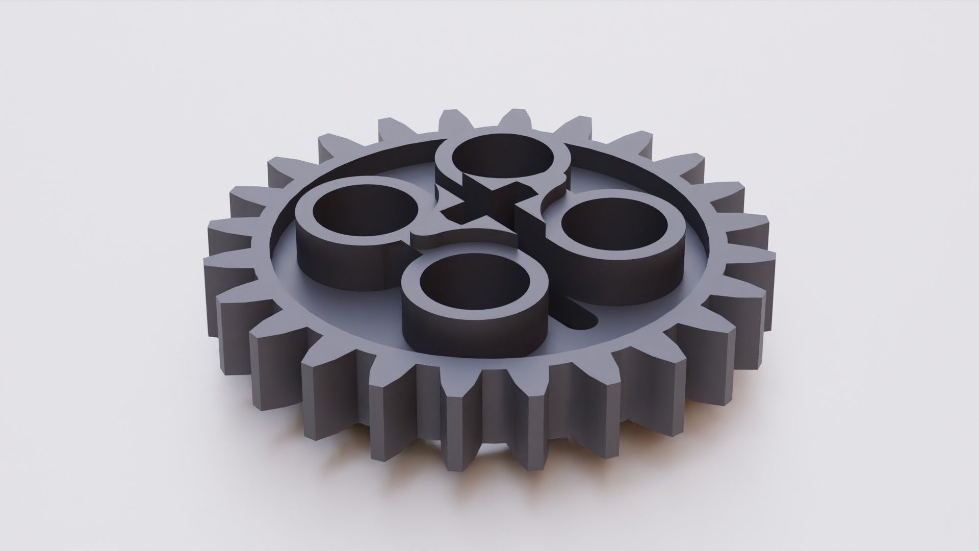 Lego gear collecion 3D print model_26
