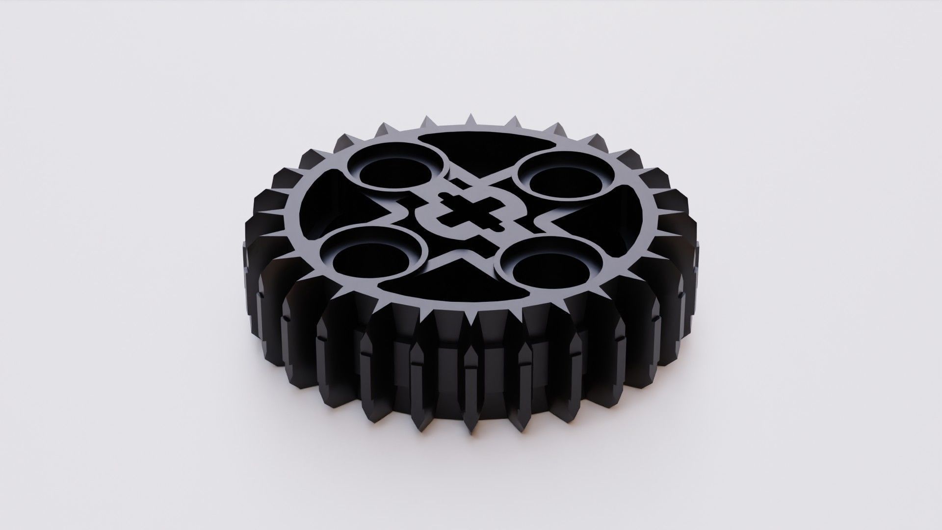 Lego gear collecion 3D print model_14