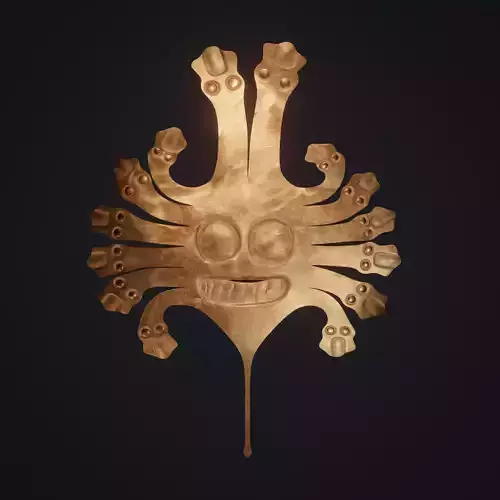 Gold Ornament 2 - Nazca Culture Peru