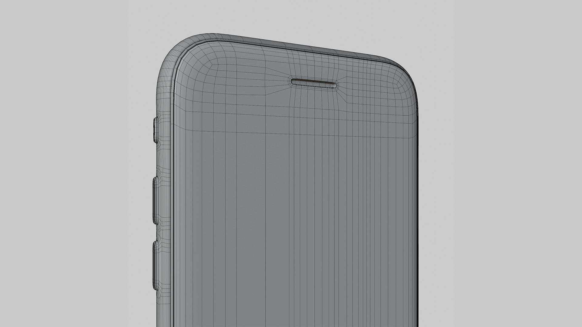iPhone SE Midnight 2022 Low-poly 3D model_20