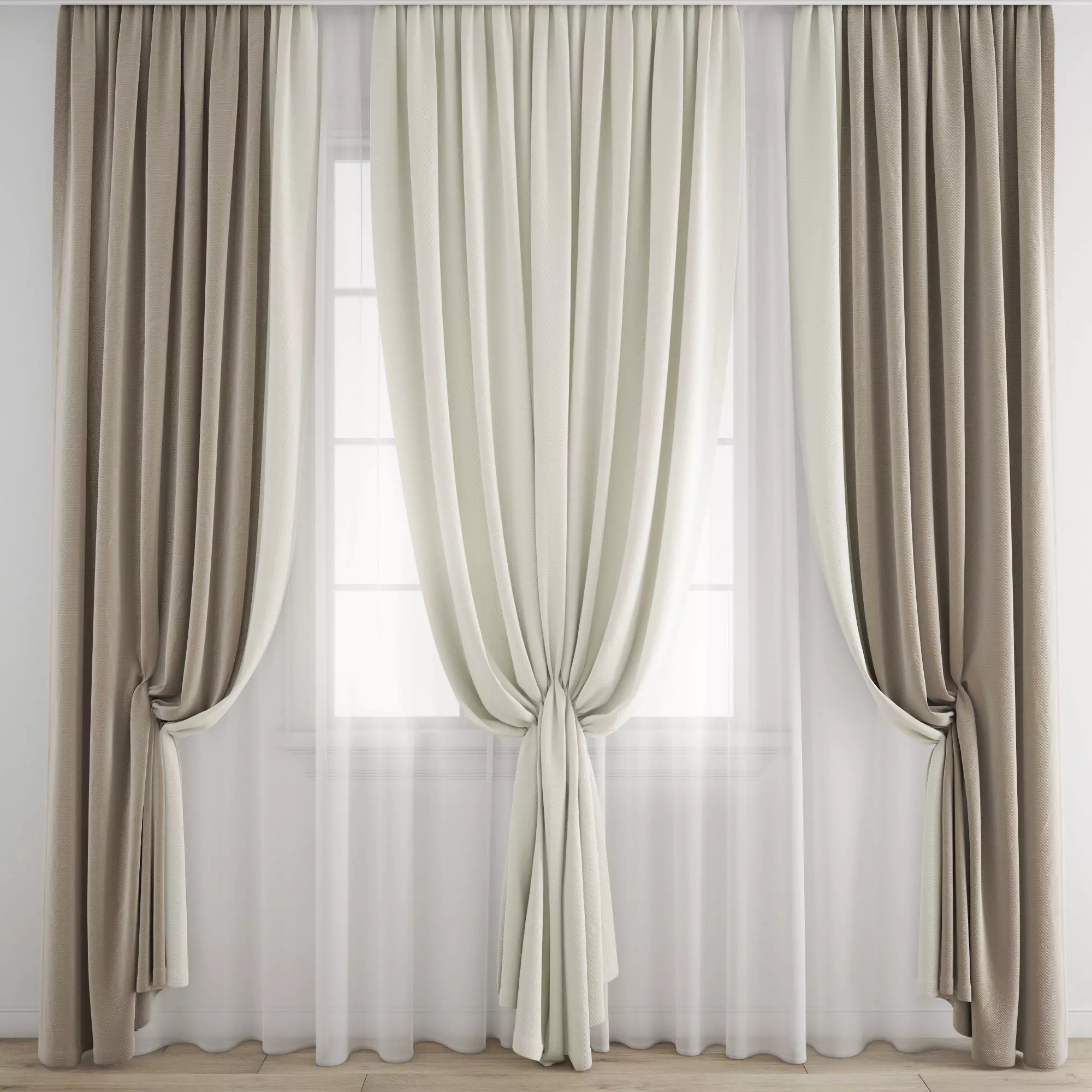 Curtain 312 3D model_0