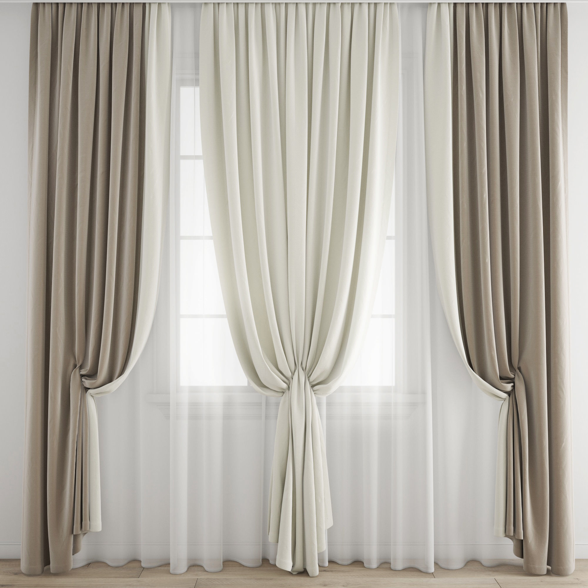Curtain 312 3D model_4