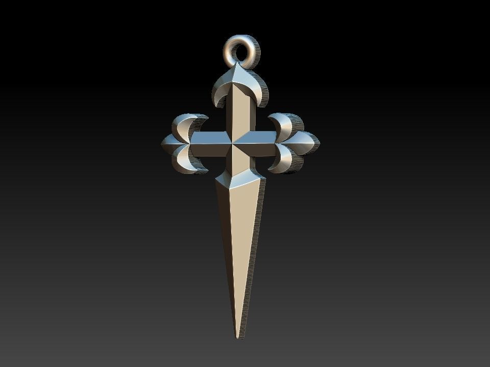 Heraldic Cross  Arautos 3D print model_1