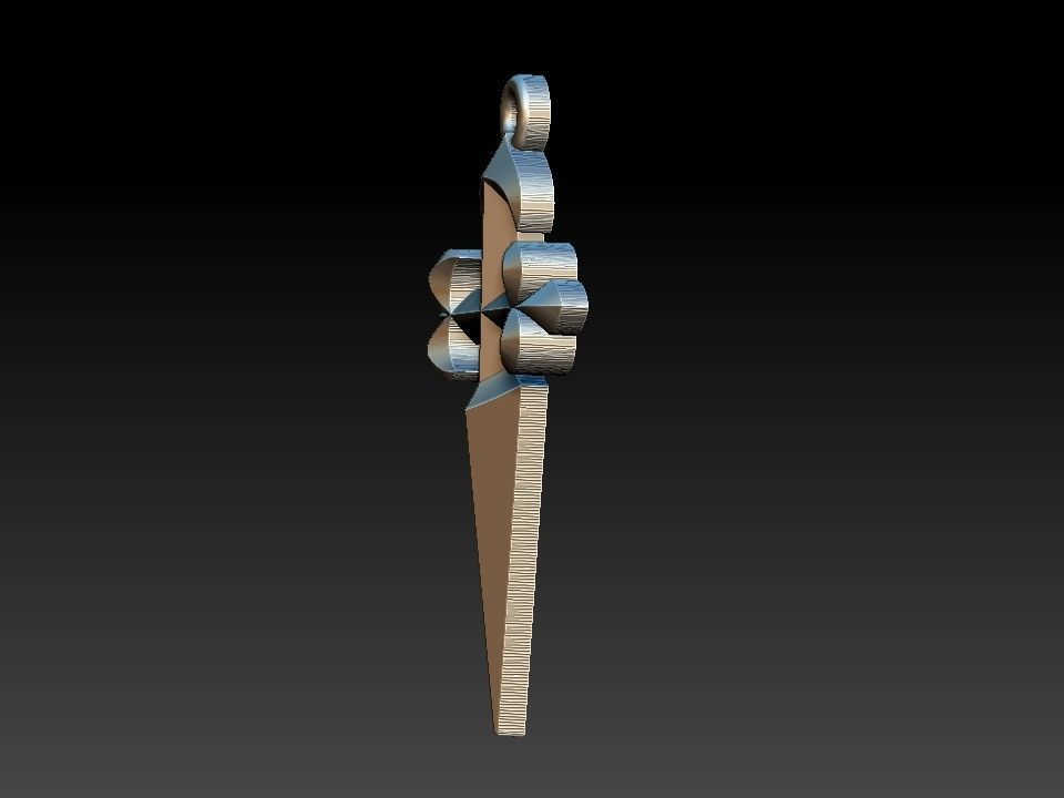 Heraldic Cross  Arautos 3D print model_3