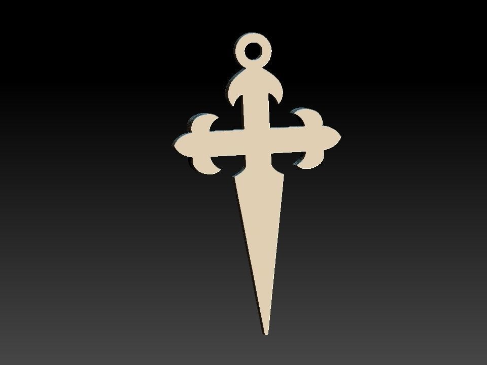 Heraldic Cross  Arautos 3D print model_5