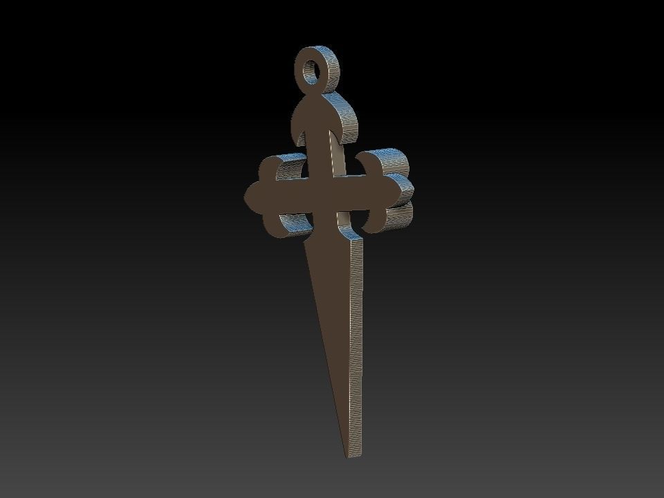 Heraldic Cross  Arautos 3D print model_6